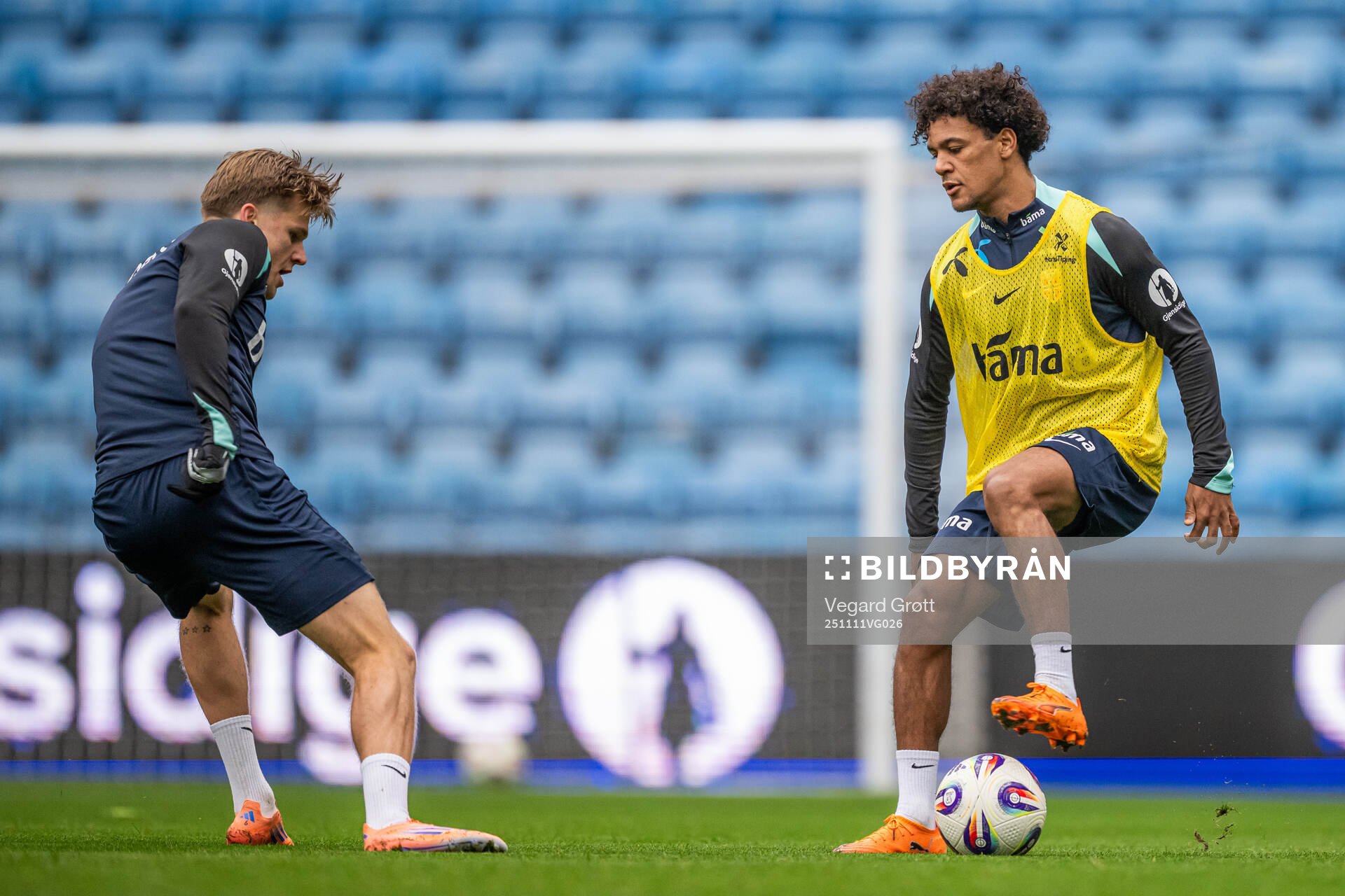 David Møller Wolfe and Oscar Bobb of the Norwegian