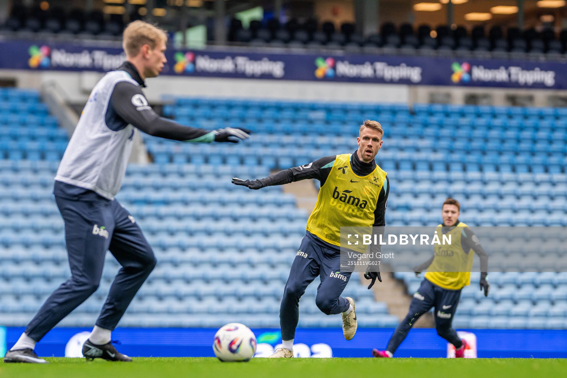 Kristoffer Ajer of the Norwegian national football team
