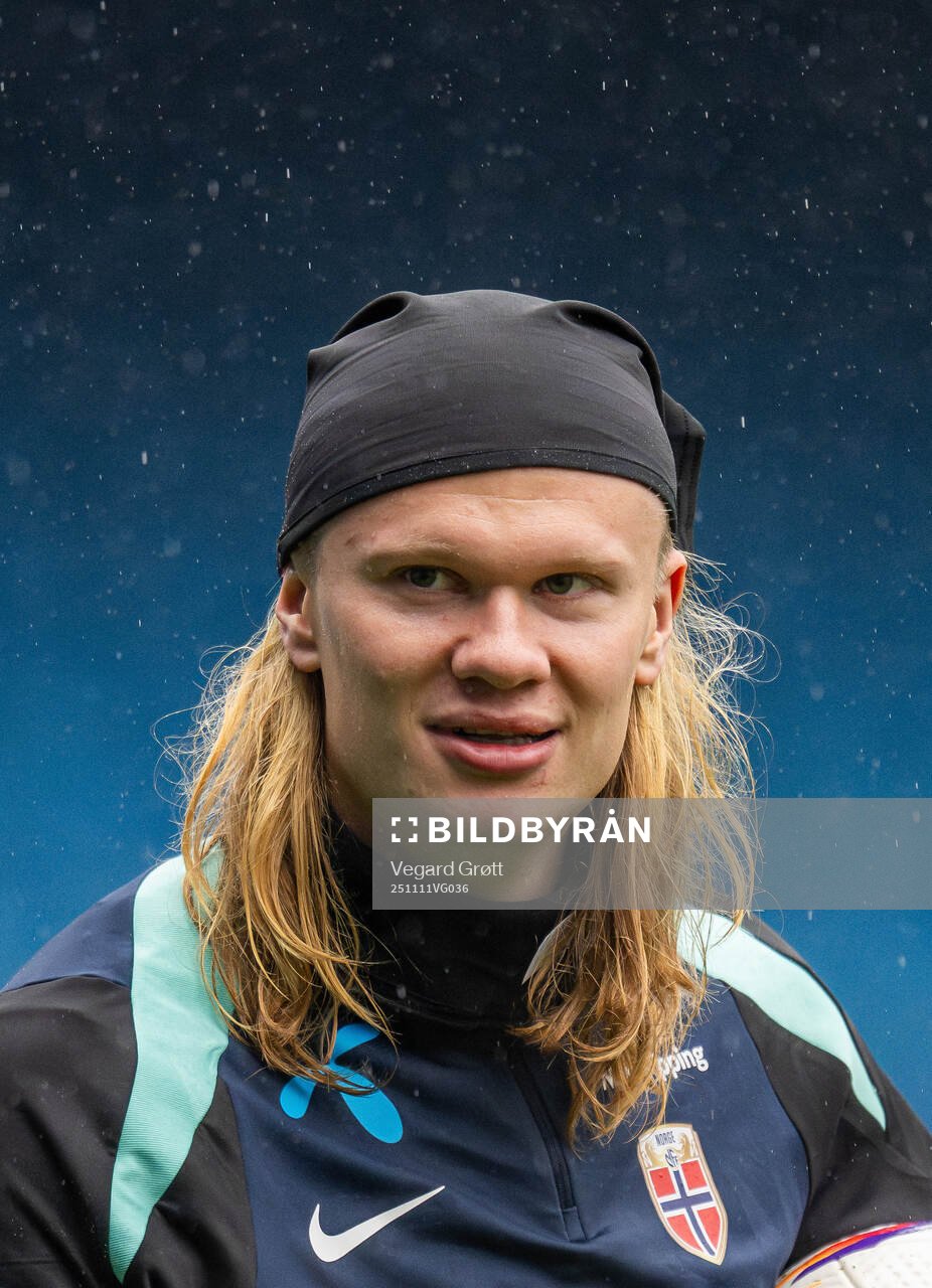 Erling Braut Haaland of the Norwegian national football team