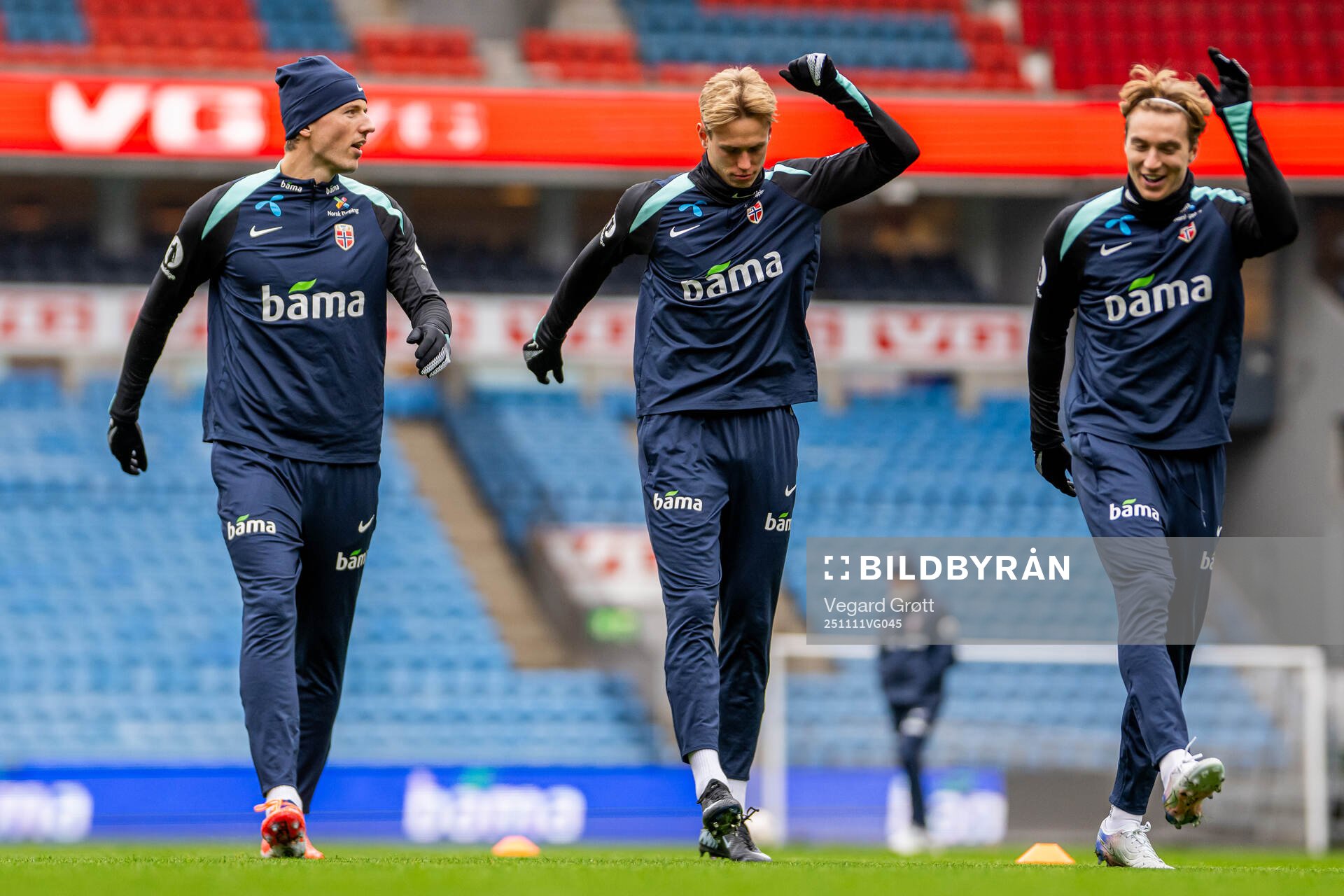 Sander Berge, Torbjørn Lysaker Heggem and Kristian