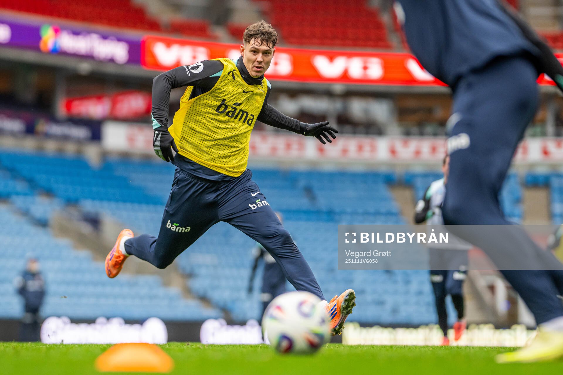 Jørgen Strand Larsen of the Norwegian national football