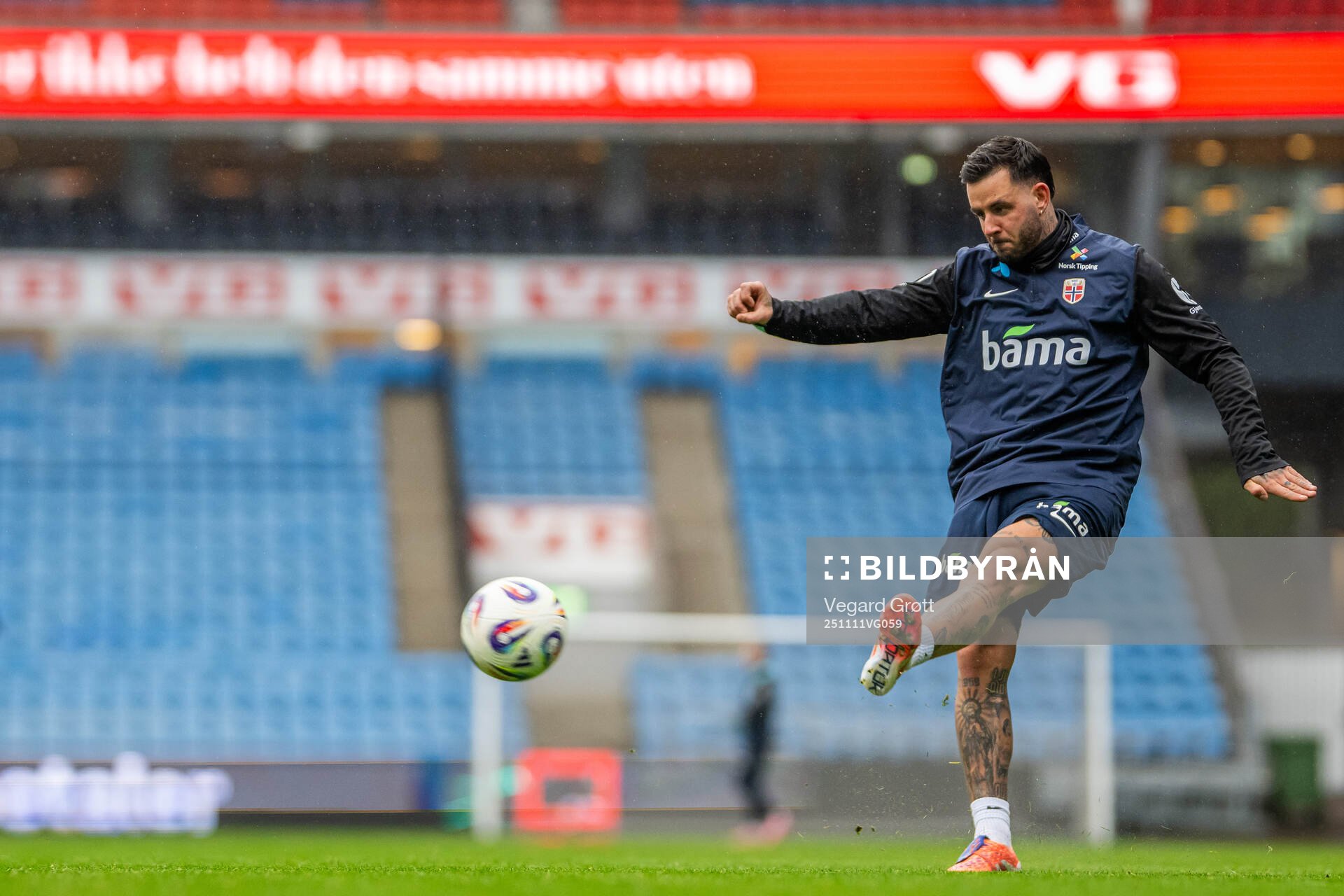 Aron Bizet Dønnum of the Norwegian national football team