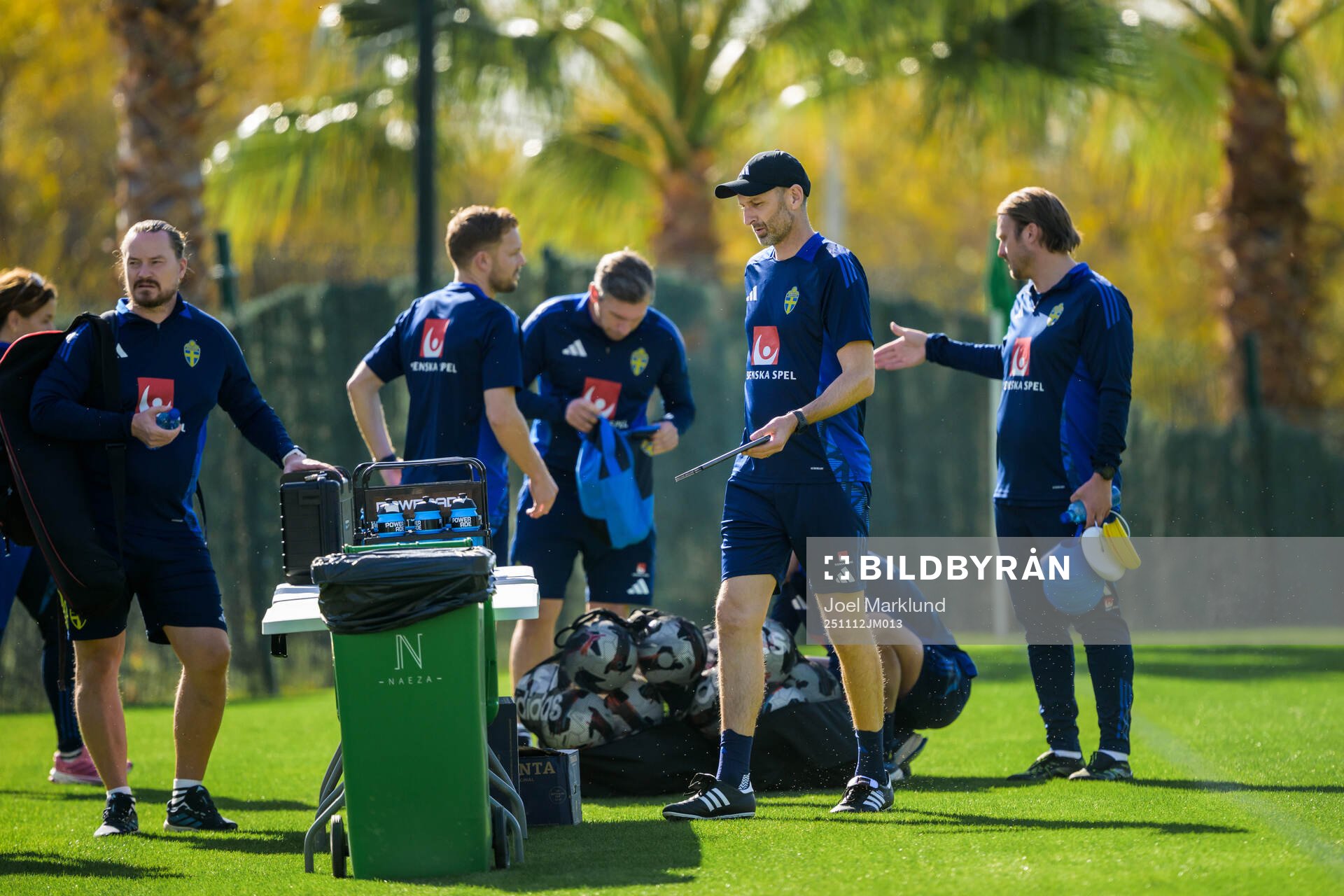 Assistant coach Andreas Georgson of the Swedish national