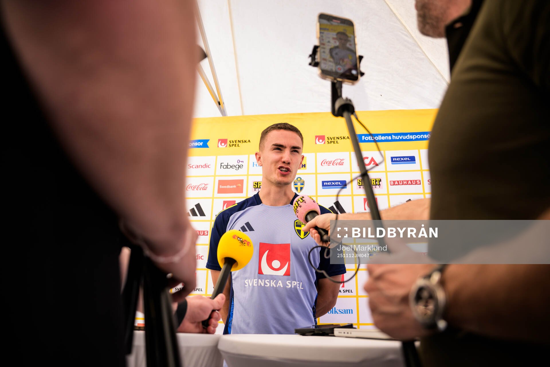 Gustav Lagerbielke of the Swedish national football team
