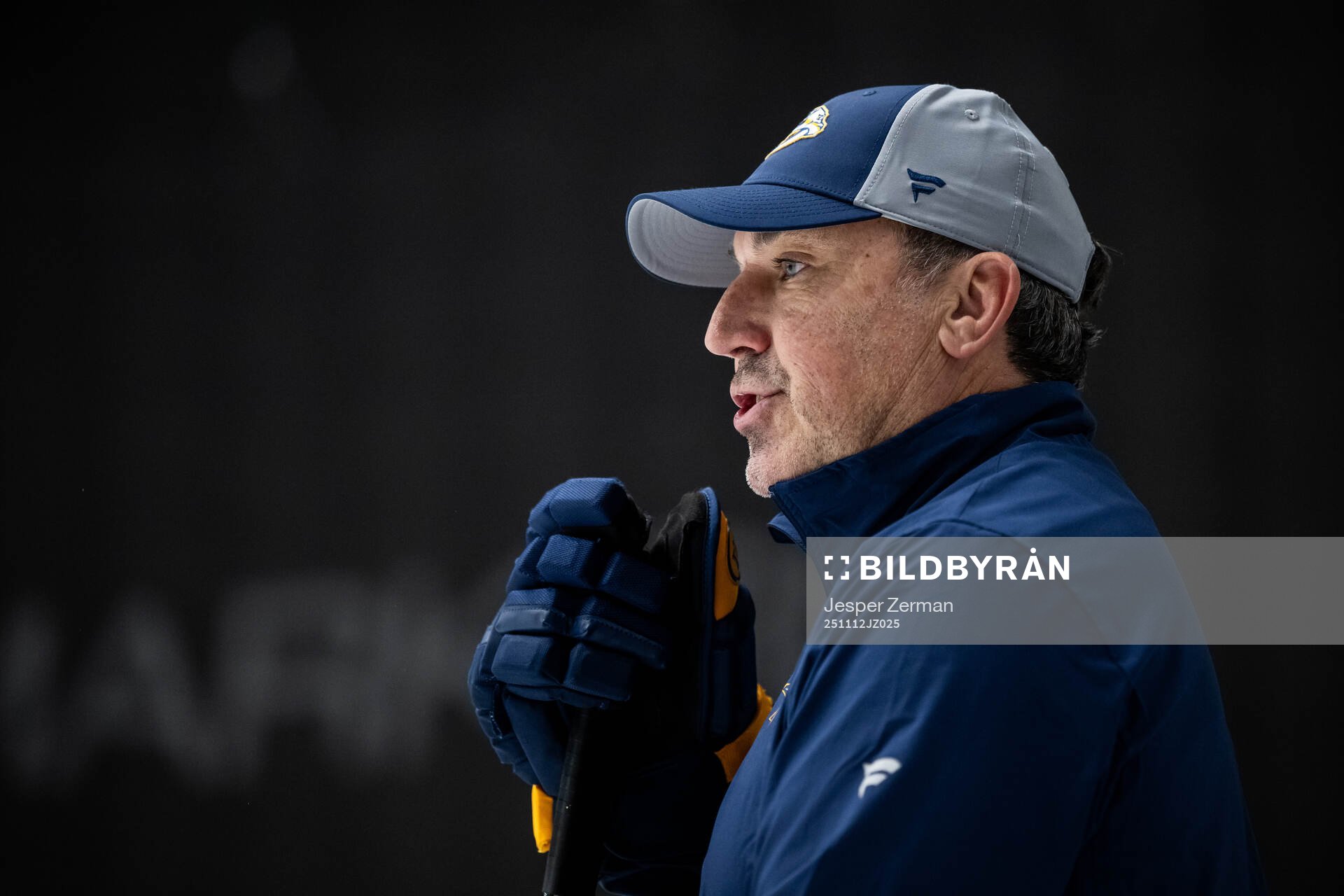Head coach Andrew Brunette of Nashville Predators