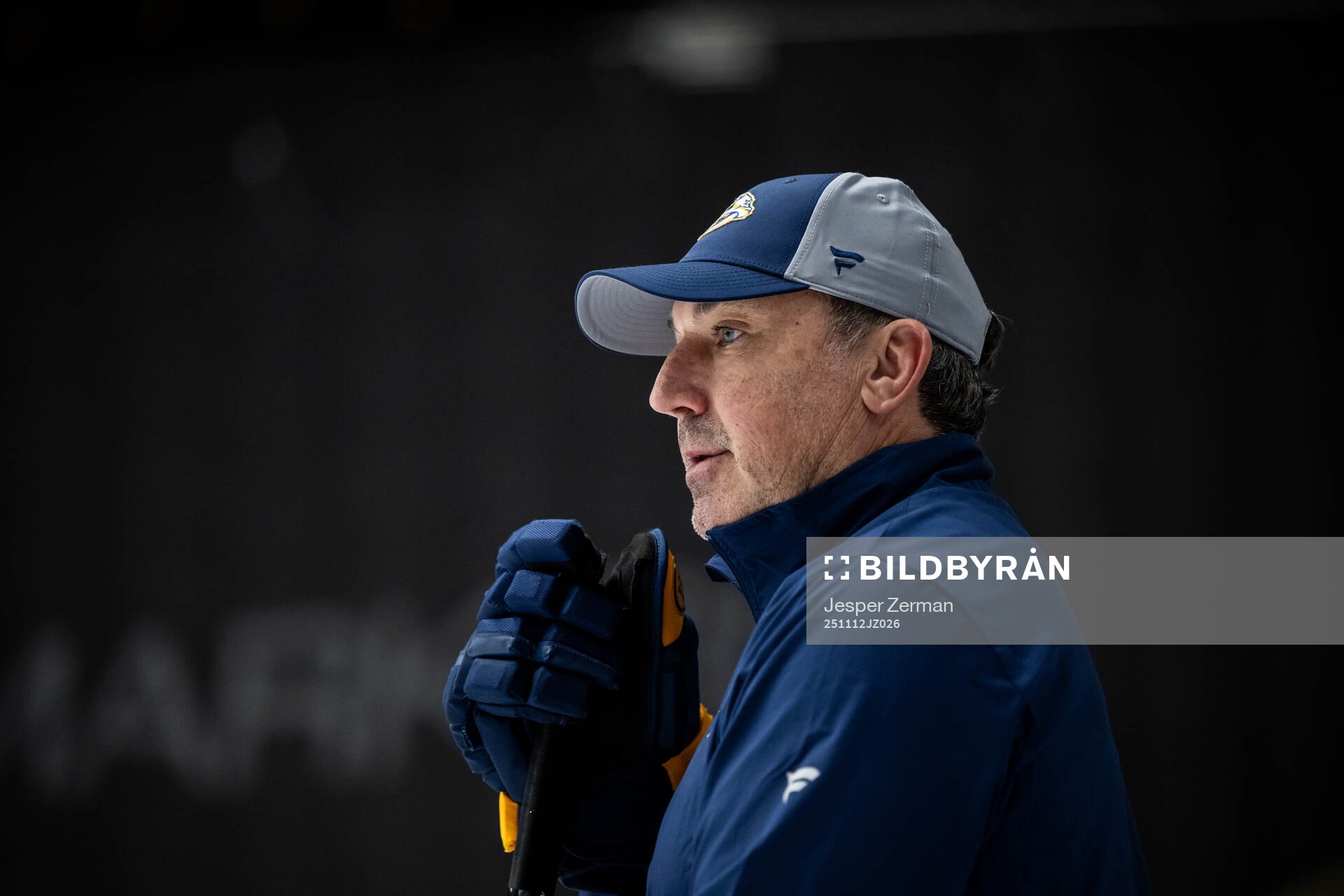 Head coach Andrew Brunette