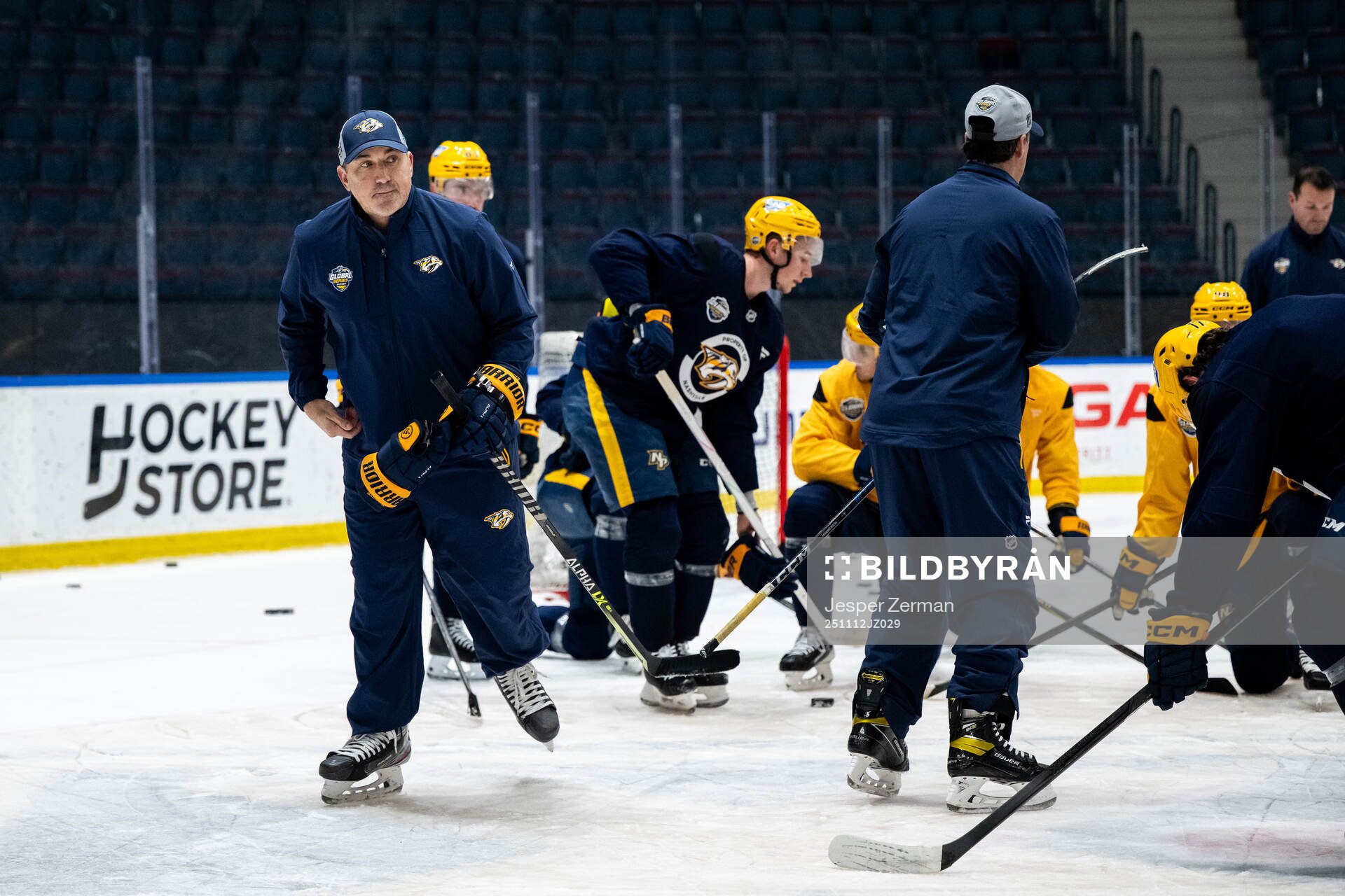 Head coach Andrew Brunette