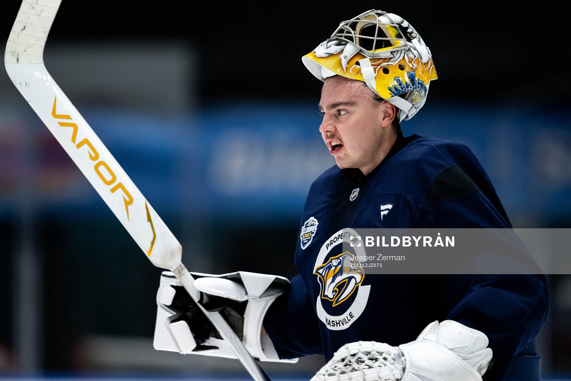 Goaltender Justus Annunen