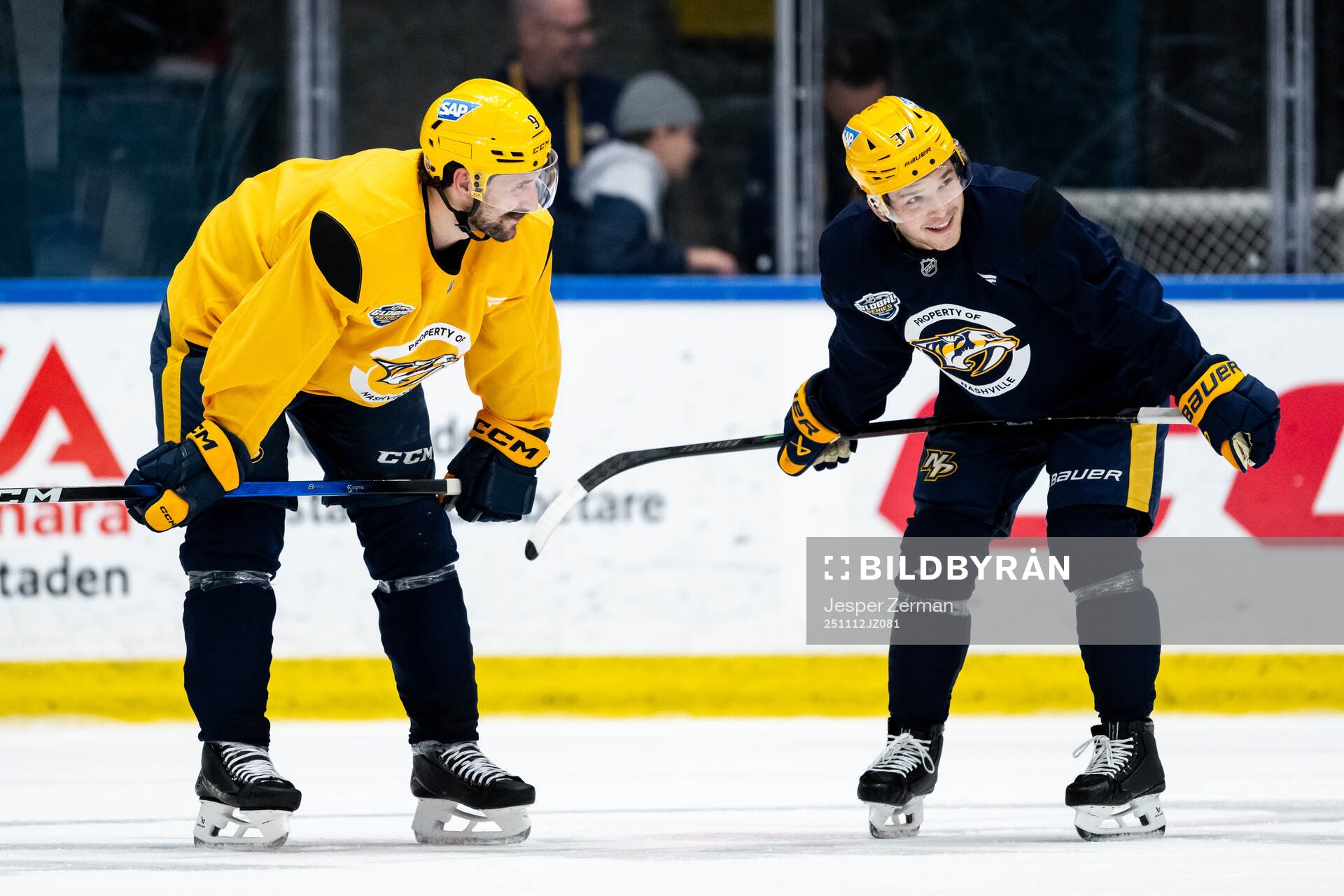Filip Forsberg and Nick Blankenburg