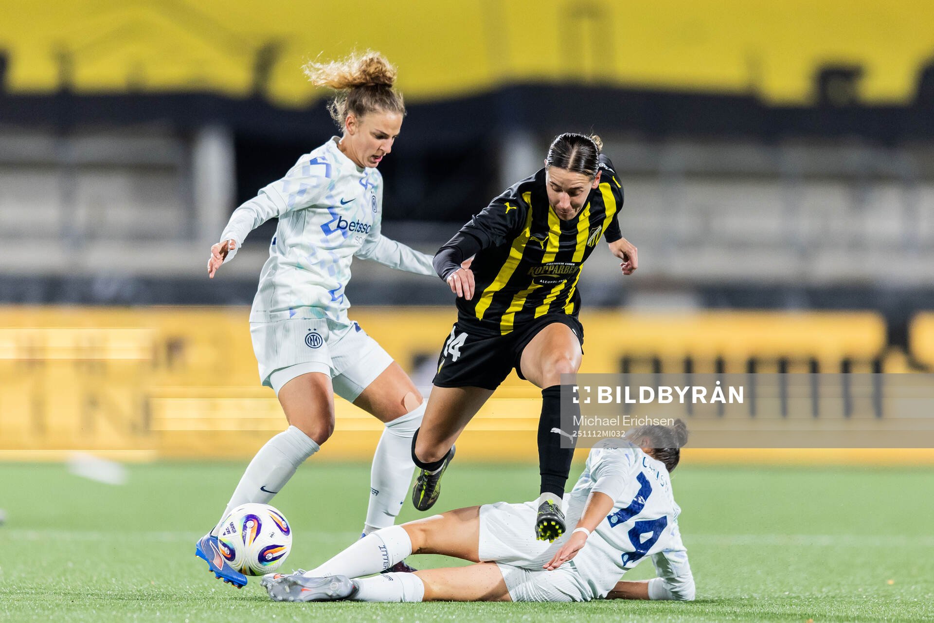 Martina Tomaselli and Chiara Rubustellini of Inter against