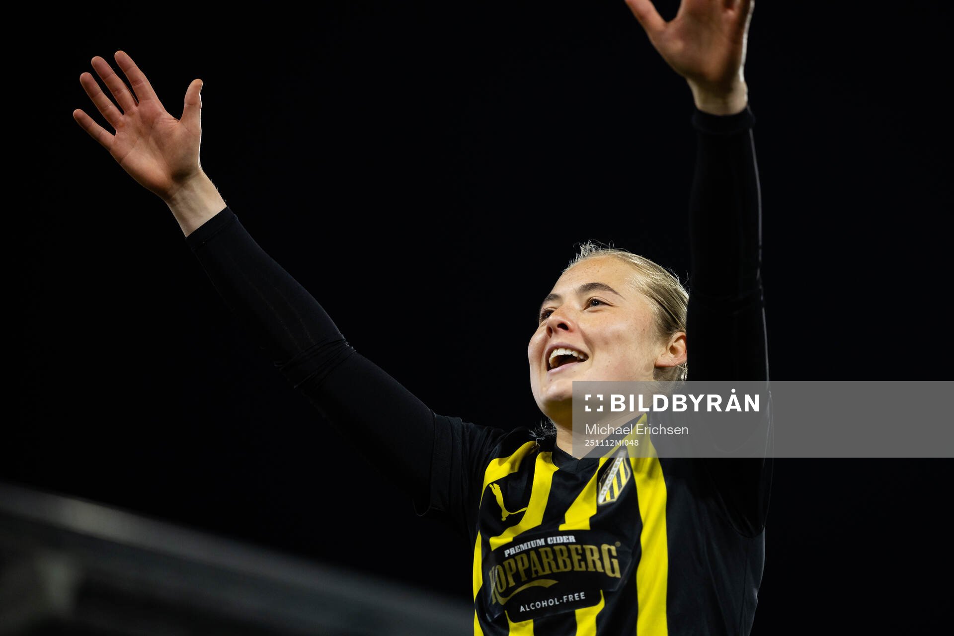 Paulina Nyström of Häcken celebrate