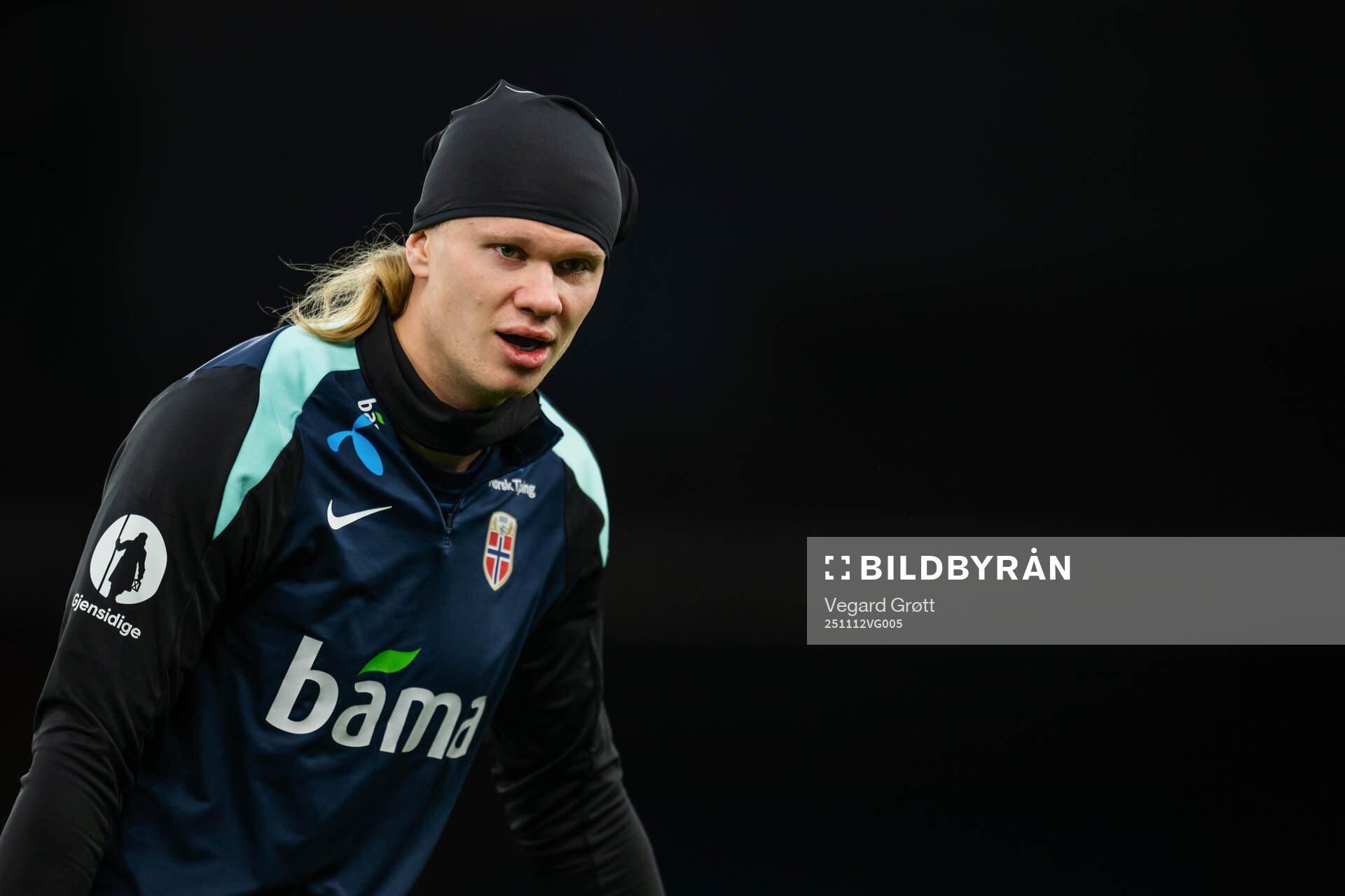 Erling Braut Haaland of the Norwegian national football team