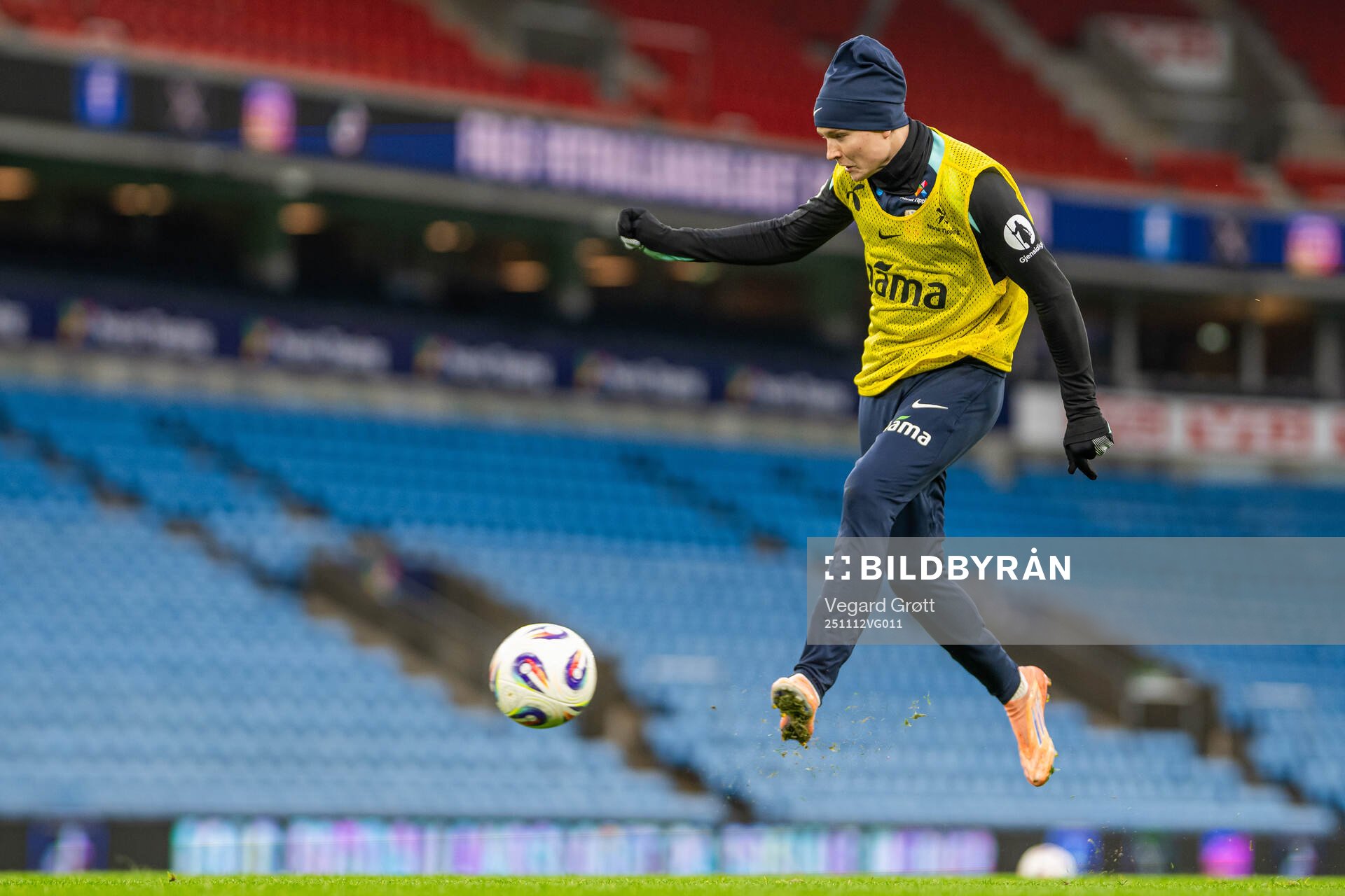 Andreas Schjelderup of the Norwegian national football team