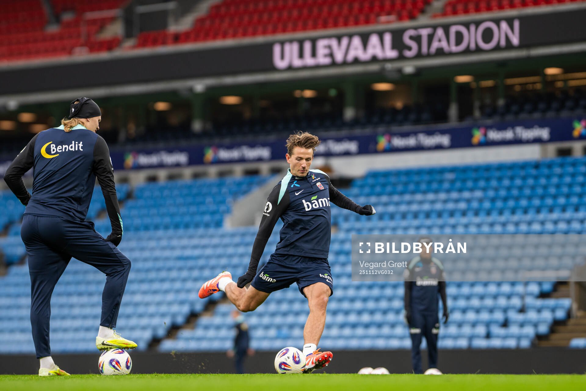 Sander Berge of the Norwegian national football team