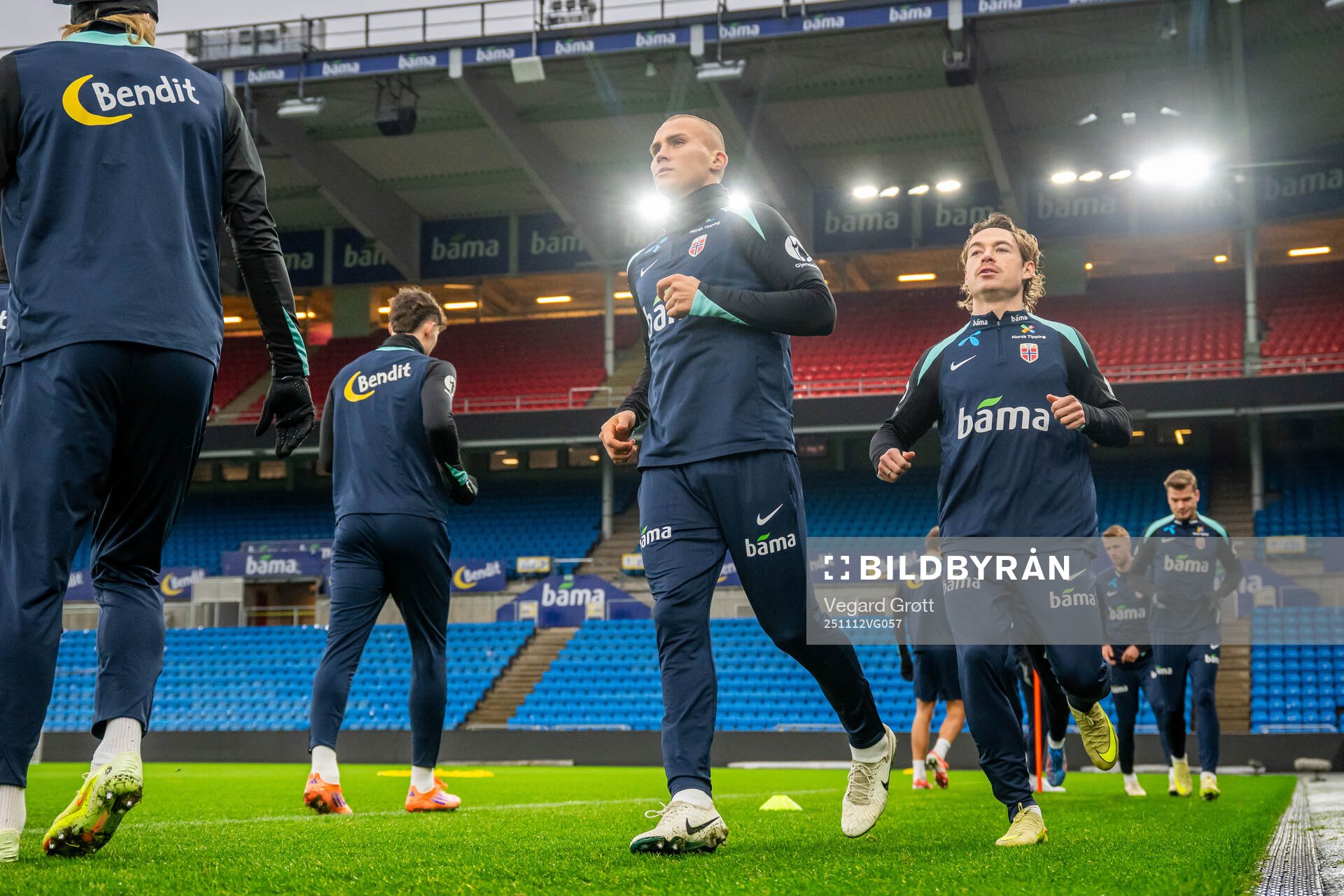 Leo Østigård and Patrick Berg of the Norwegian national