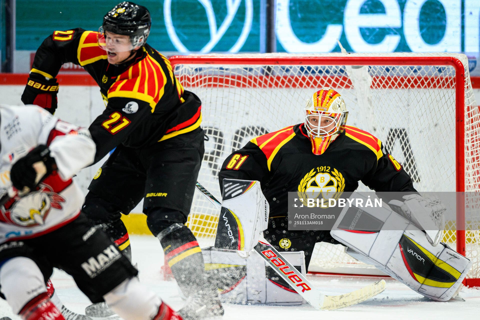 Brynäs målvakt Collin Delia