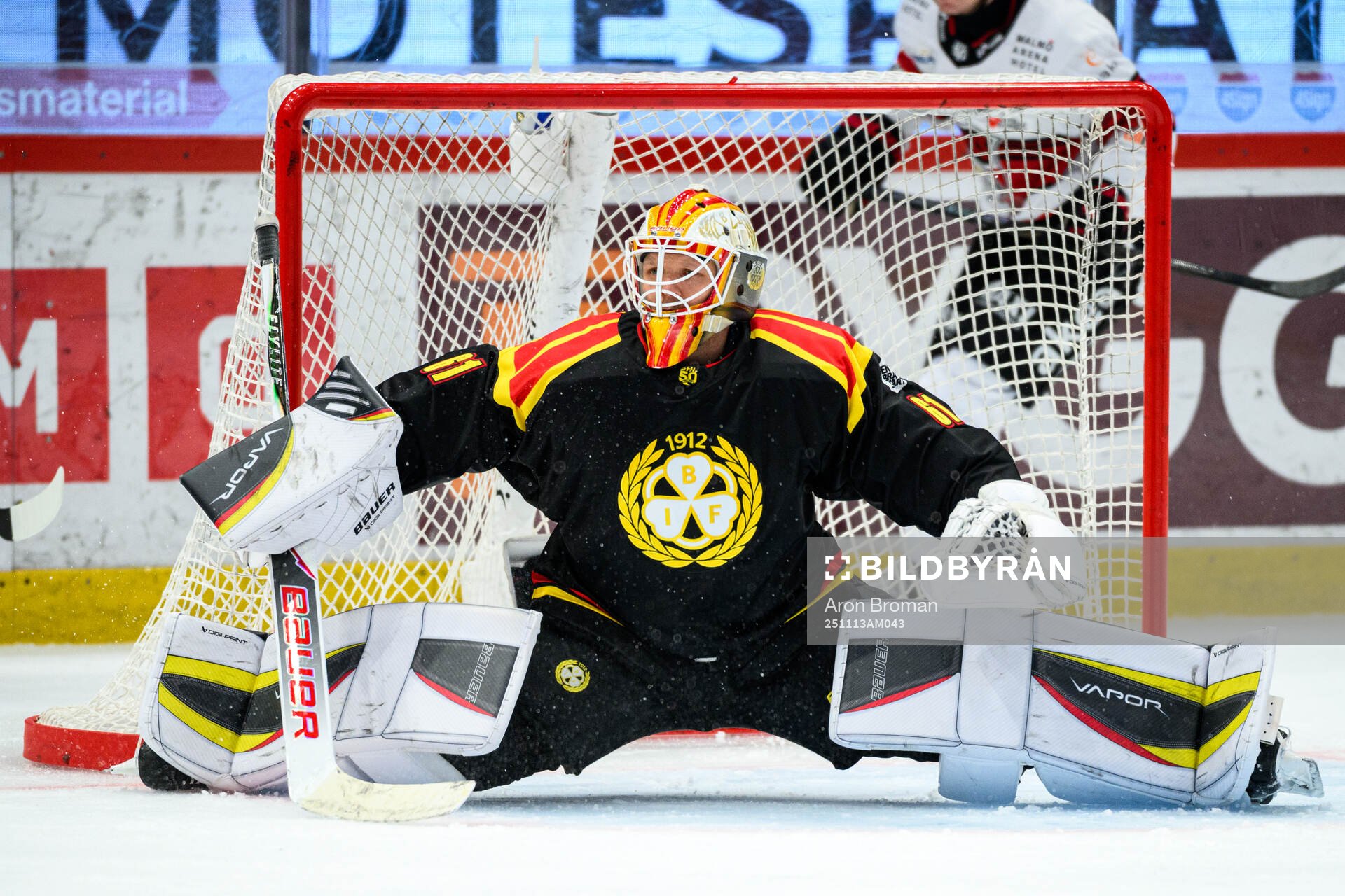 Brynäs målvakt Collin Delia