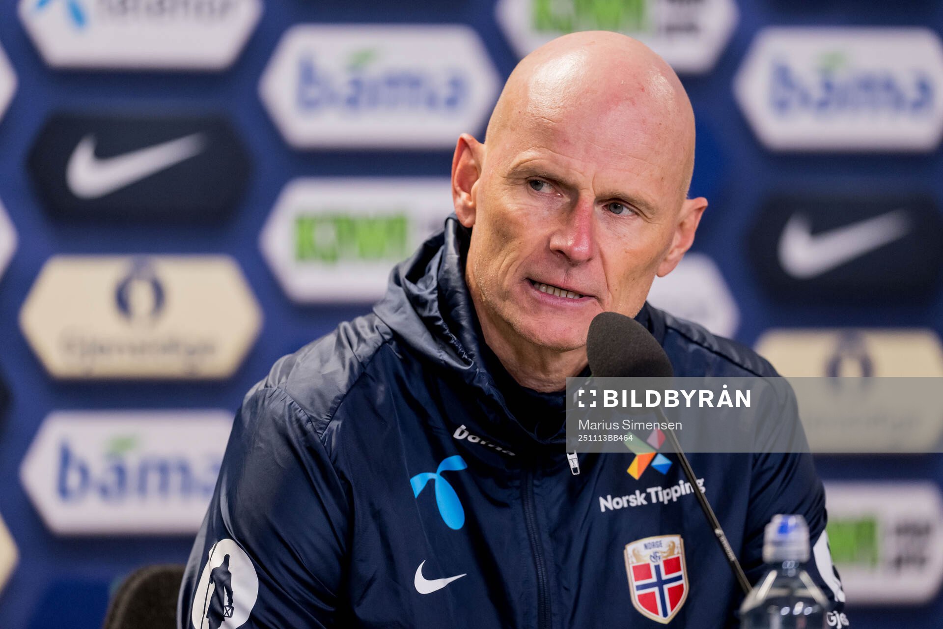 Head coach Ståle Solbakken of Norway