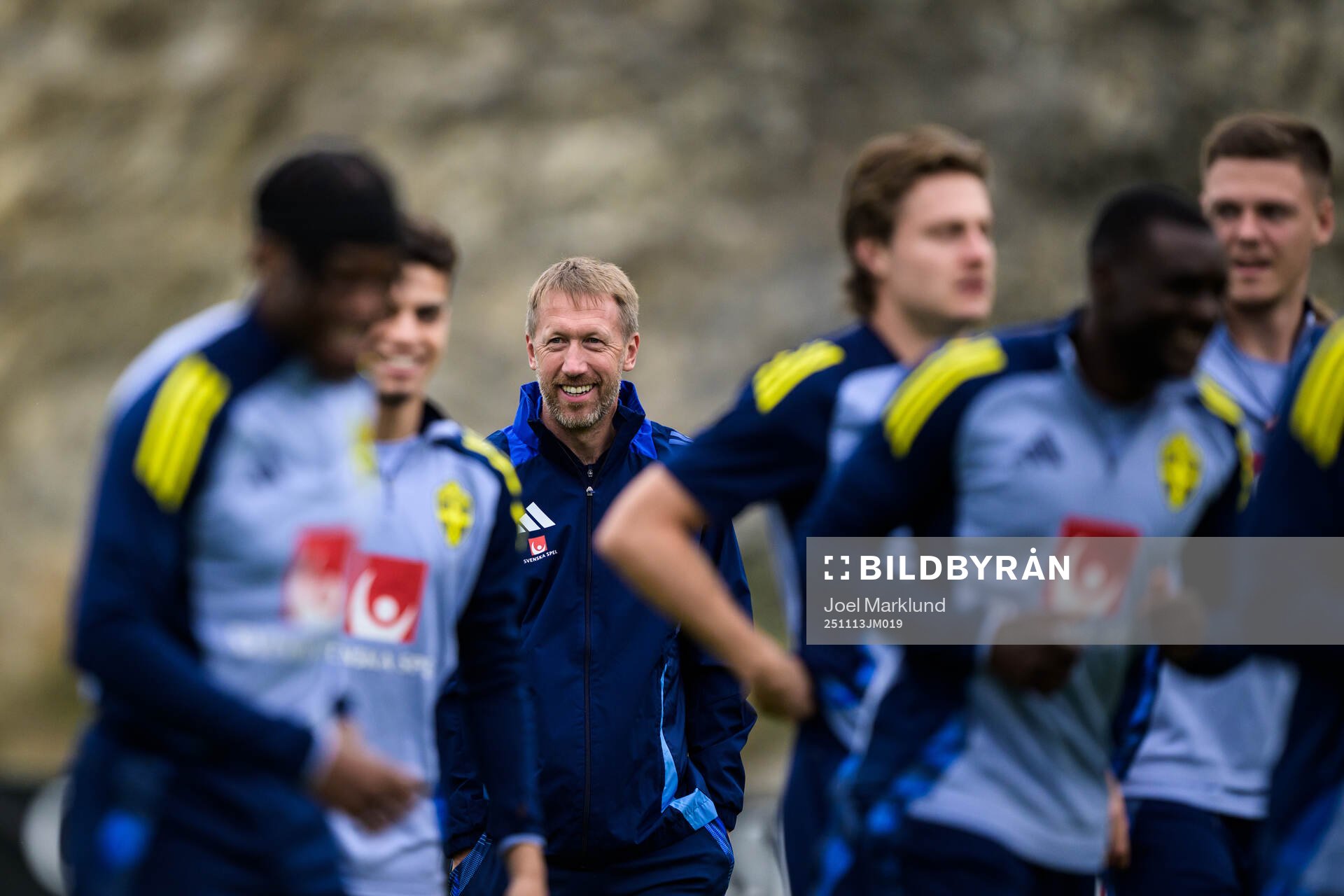 Head coach Graham Potter of the Swedish national football