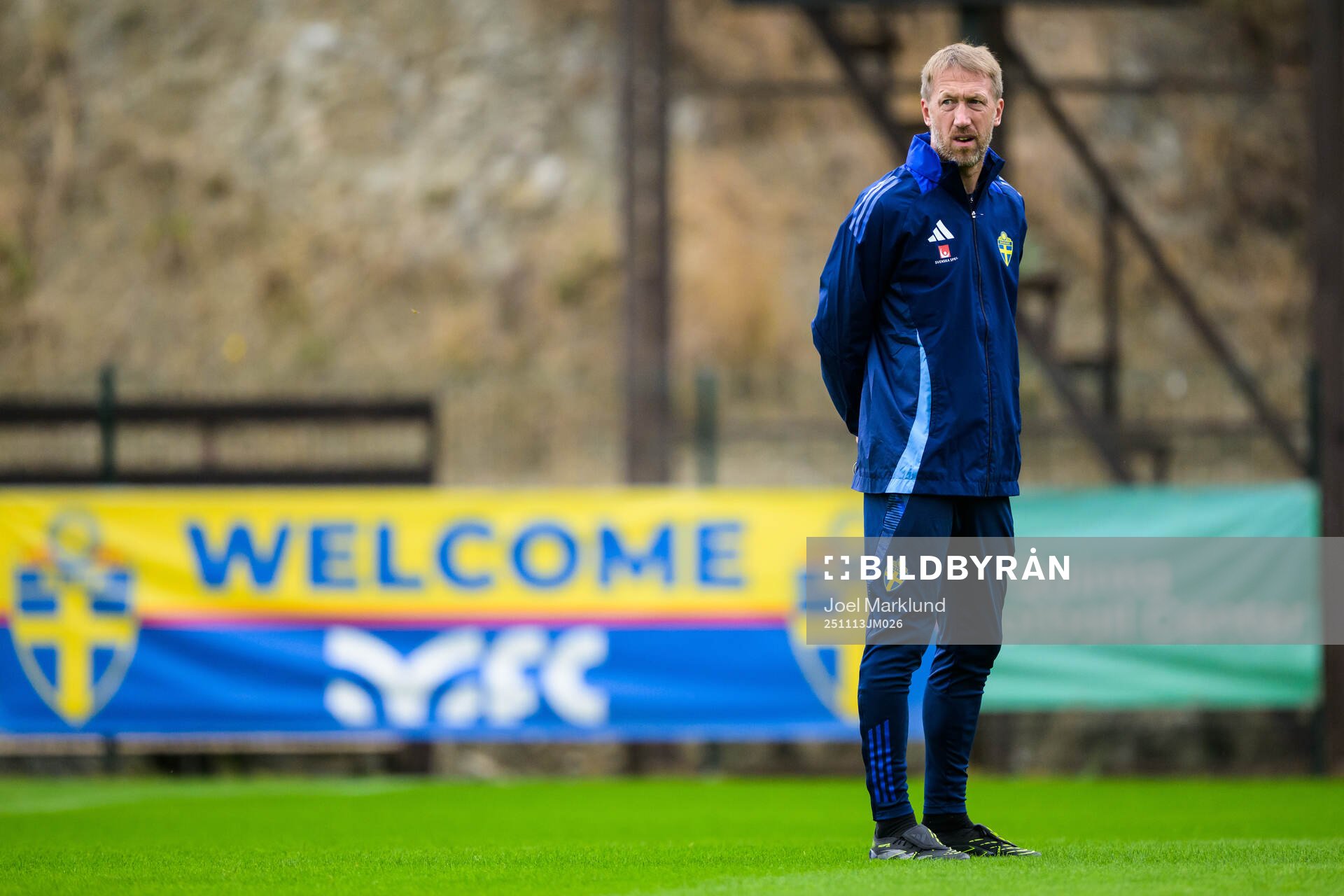 Head coach Graham Potter of the Swedish national football