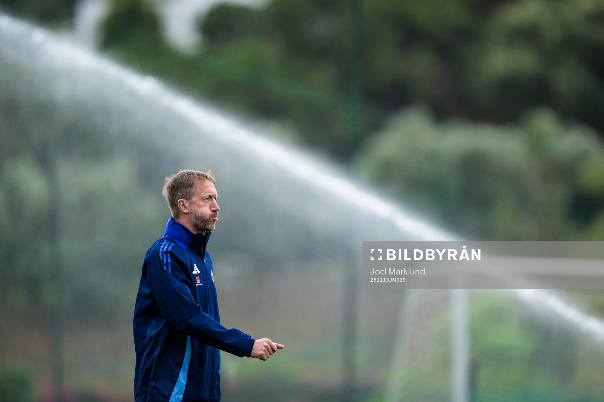 Head coach Graham Potter of the Swedish national football