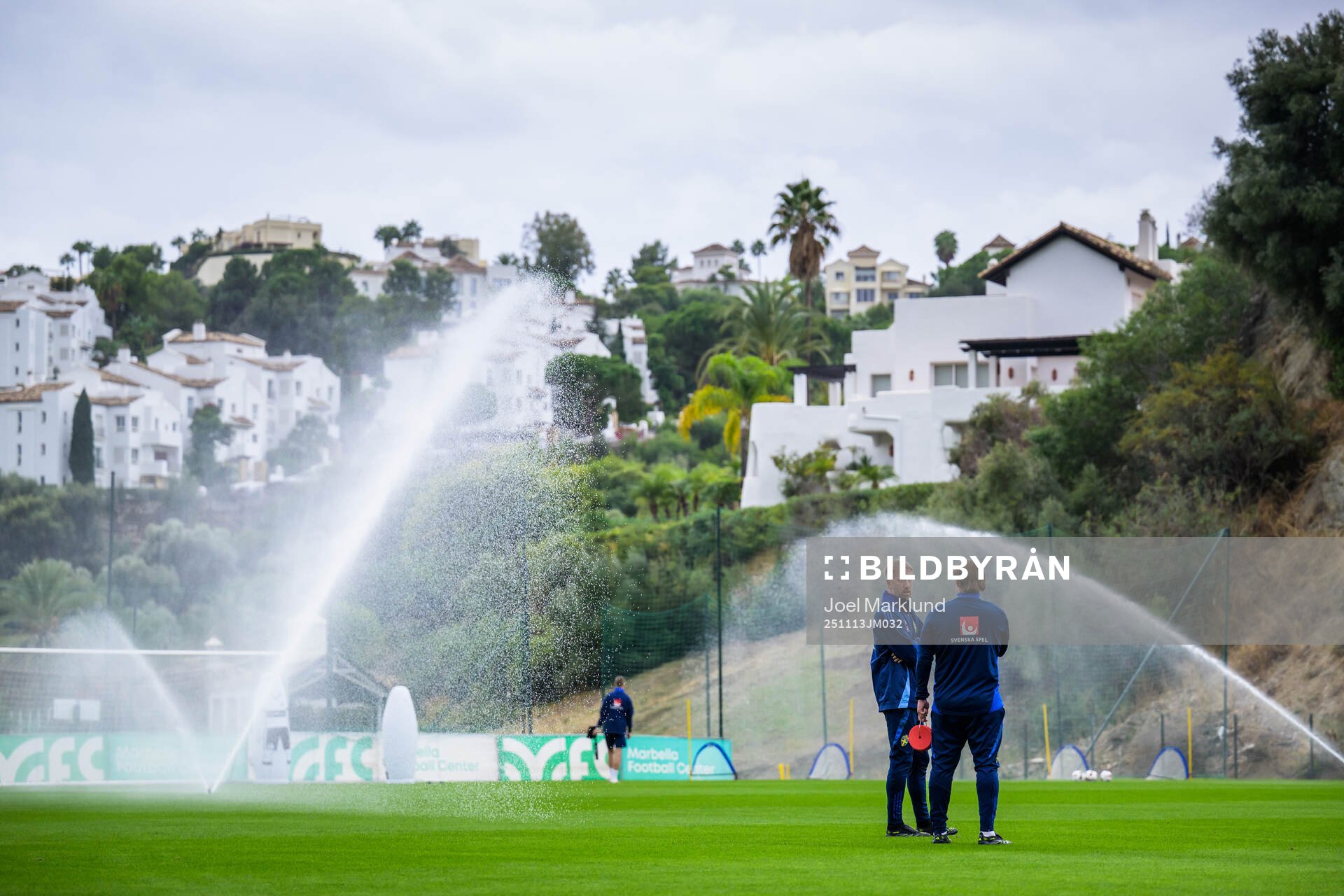 Head coach Graham Potter and assistant coach Björn Hamberg