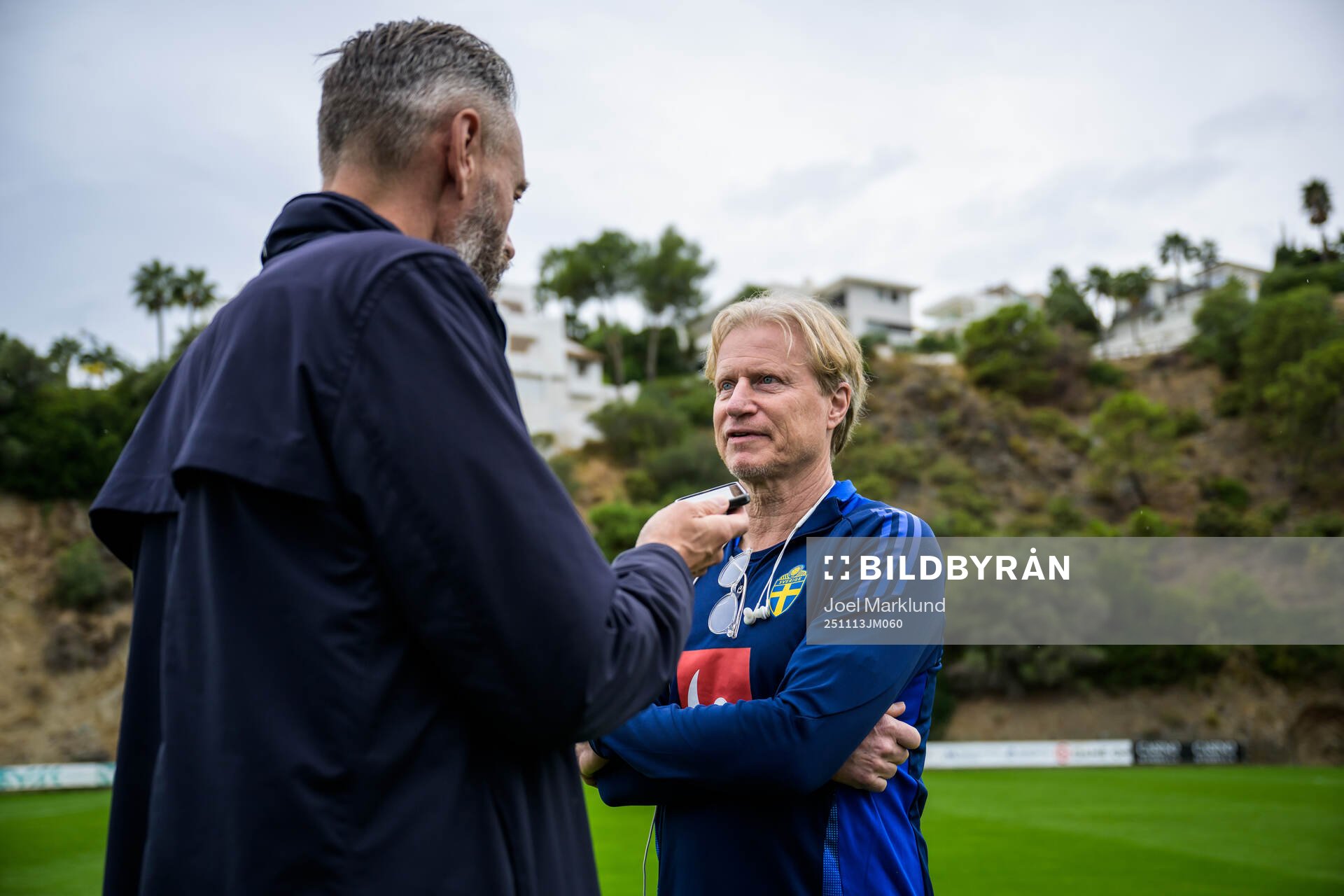 Team manager Stefan Pettersson of the Swedish national