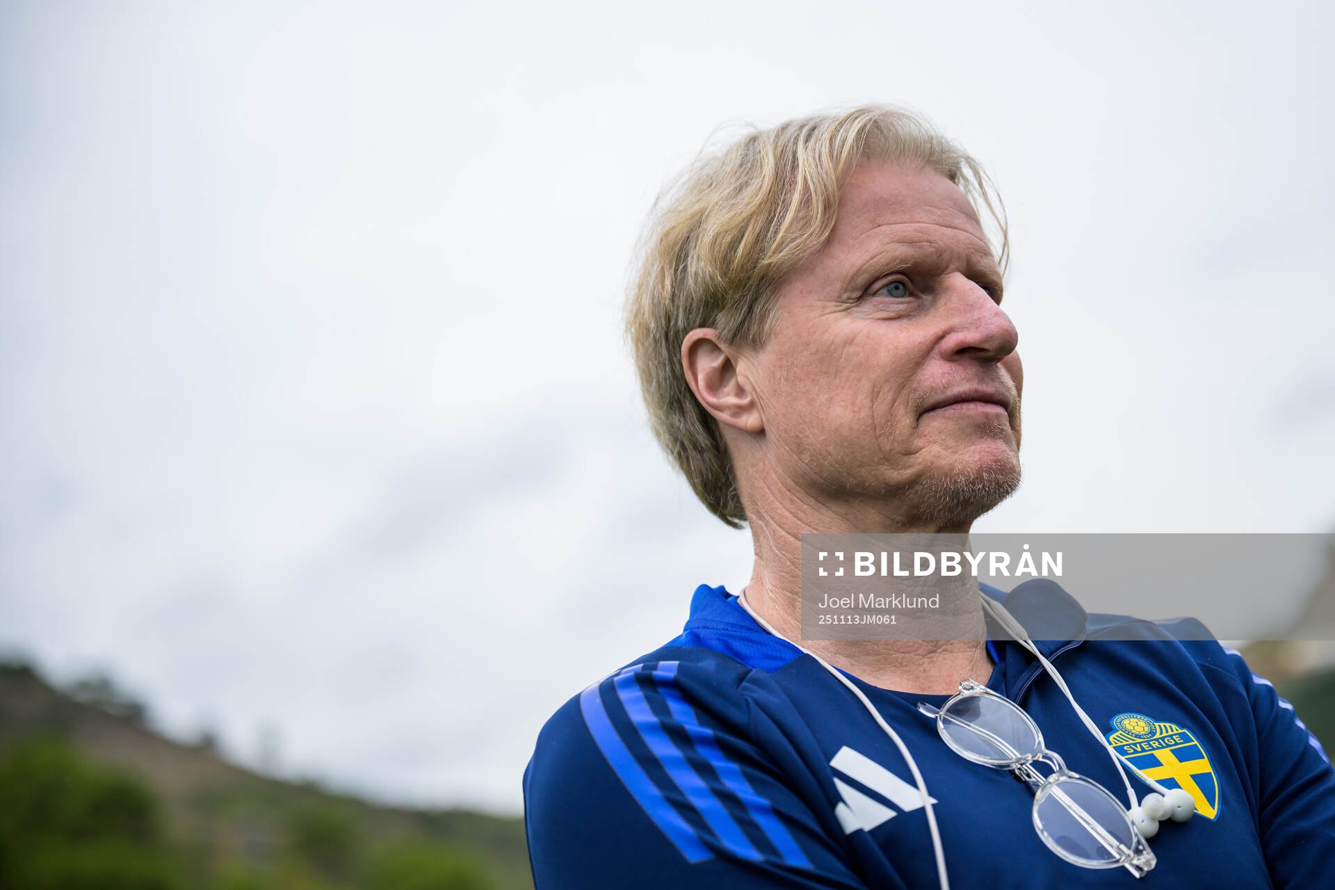 Team manager Stefan Pettersson of the Swedish national