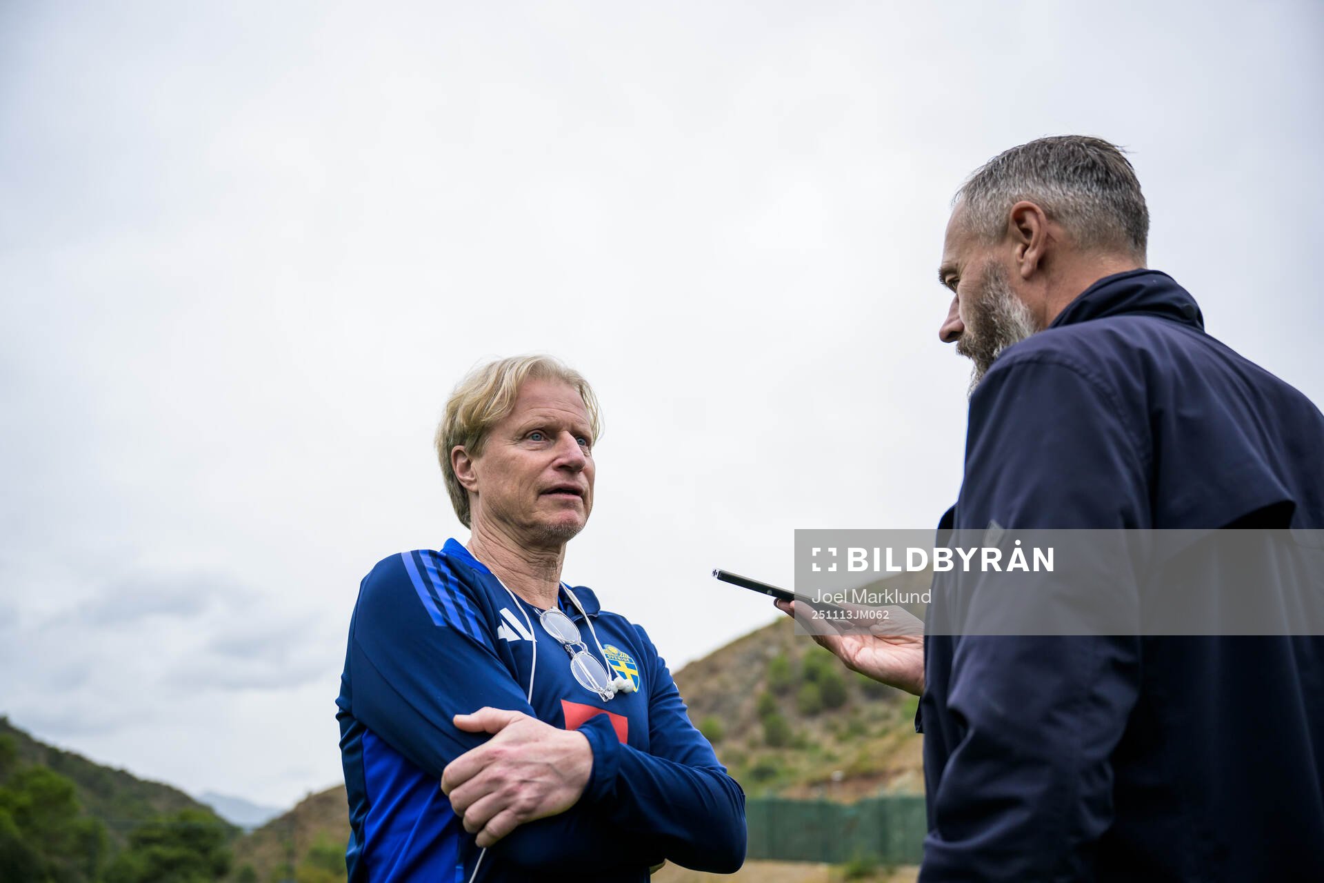 Team manager Stefan Pettersson of the Swedish national