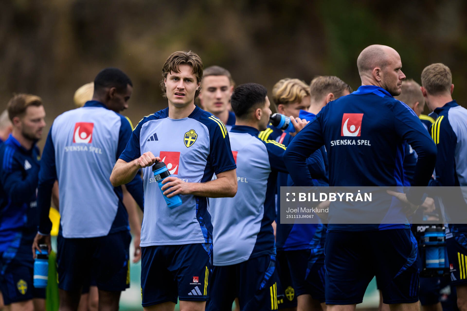Mattias Svanberg of the Swedish national football team