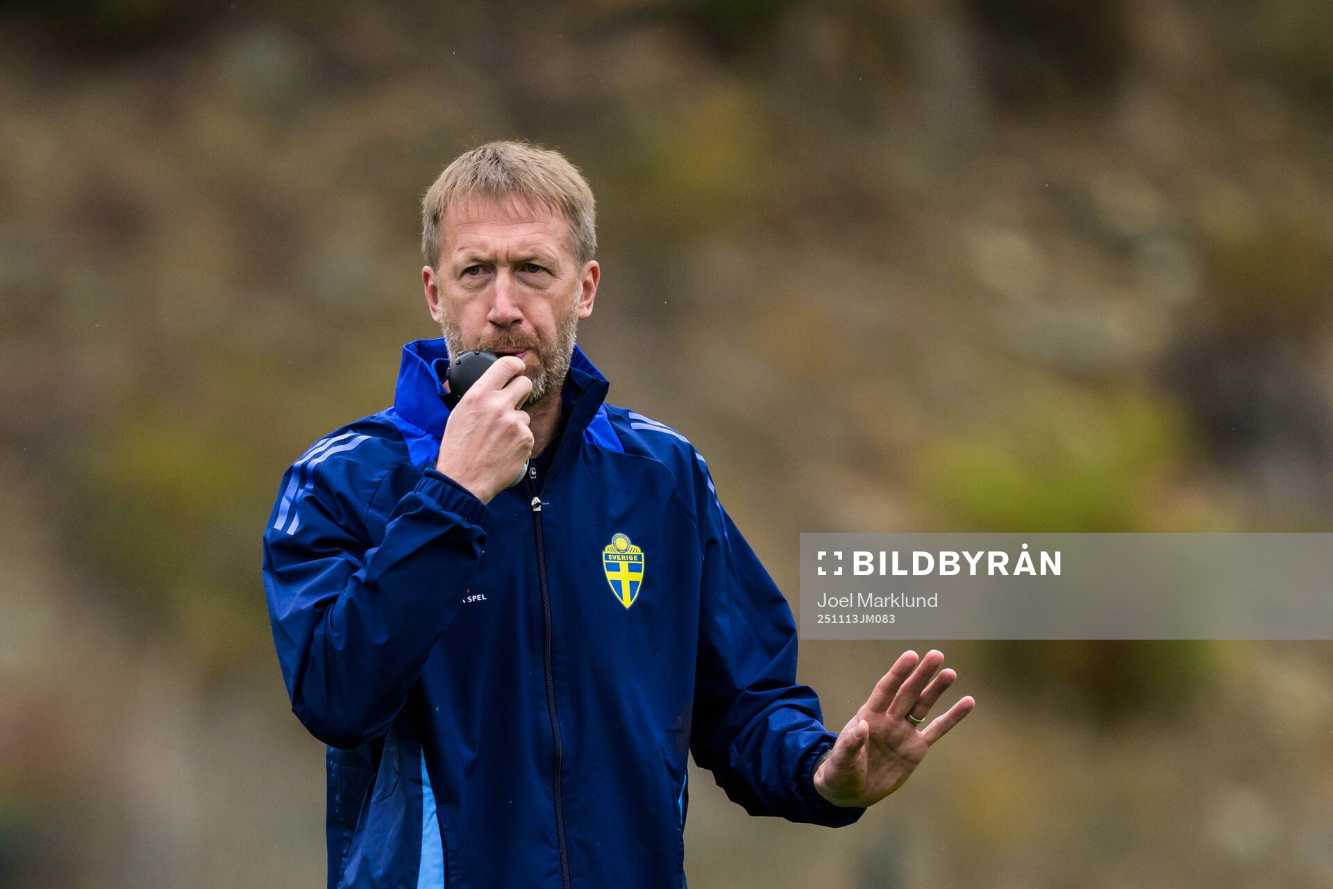 Head coach Graham Potter of the Swedish national football