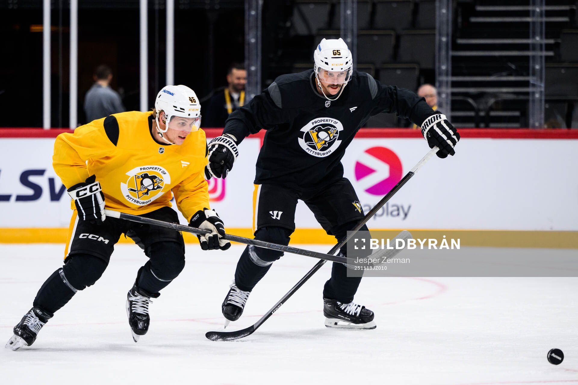 Blake Lizotte and Erik Karlsson