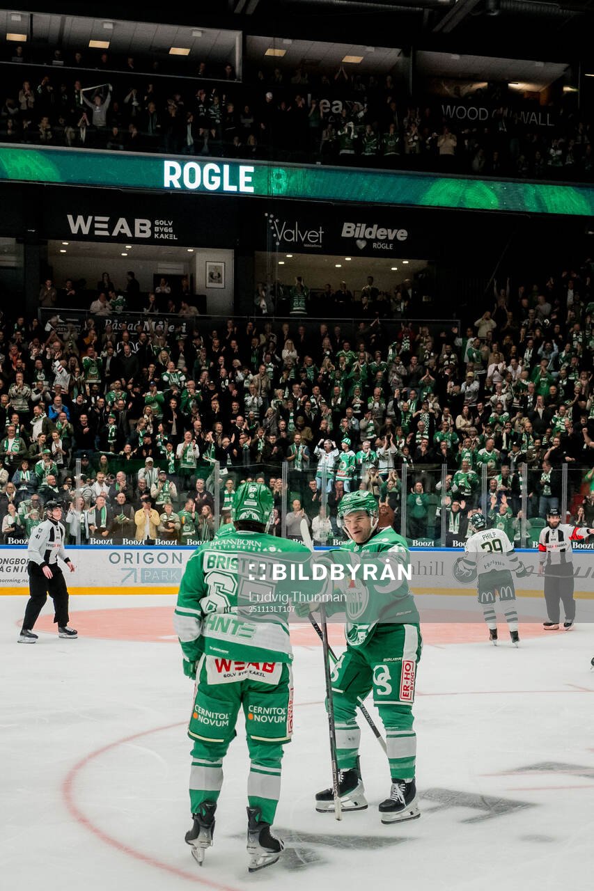 Rögles Leon Bristedt jublar