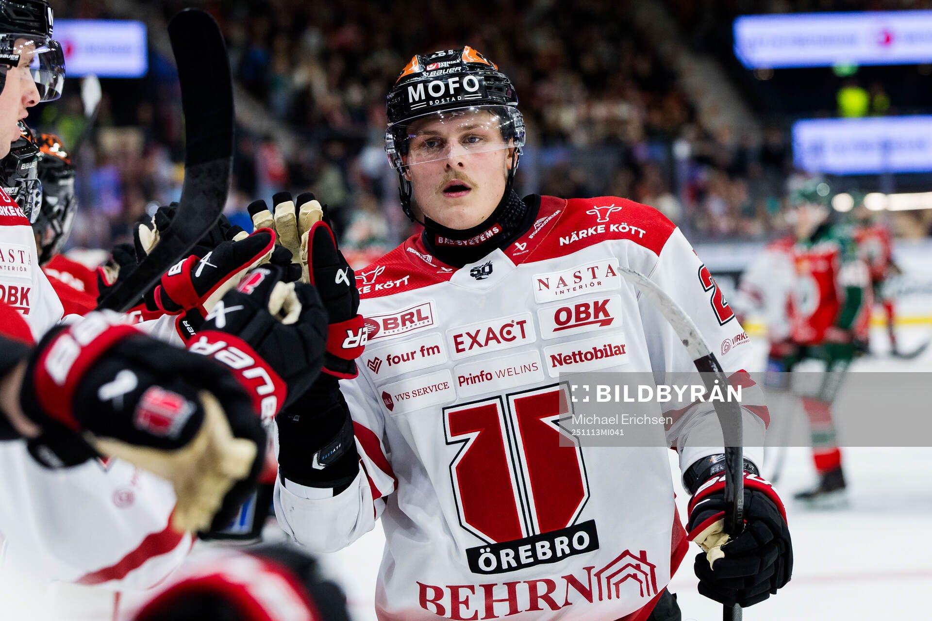 Örebros Milton Oscarson jublar