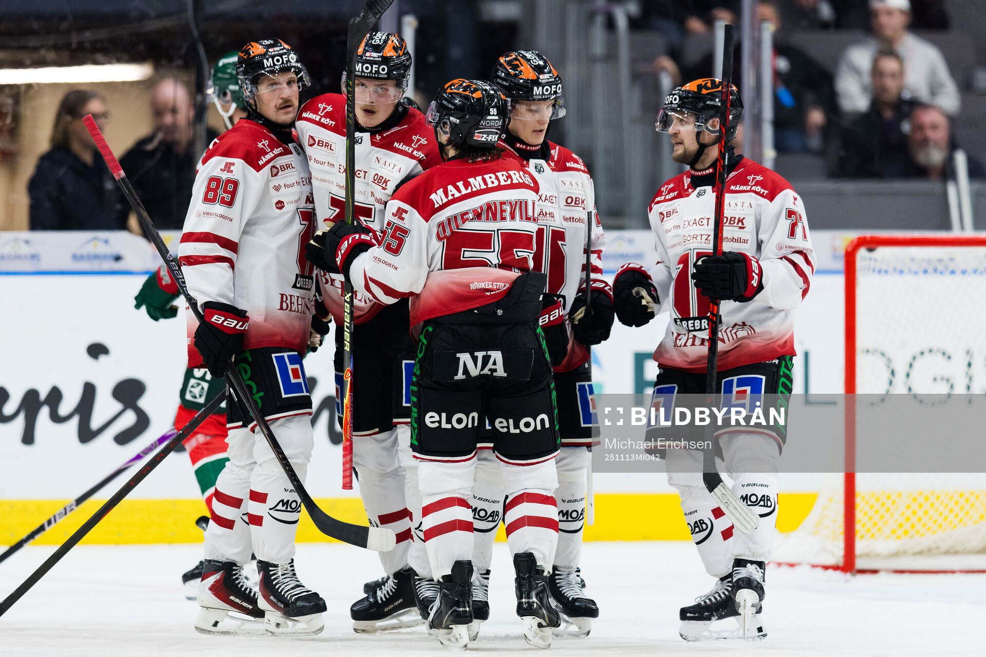 Örebros Milton Oscarson jublar