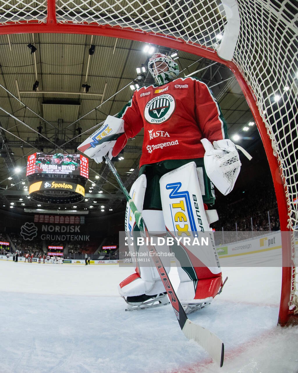 Frölundas målvakt Lars Johansson