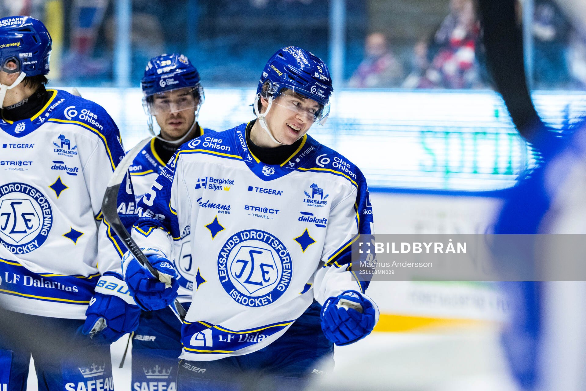 Leksands Andro Kaderli jublar
