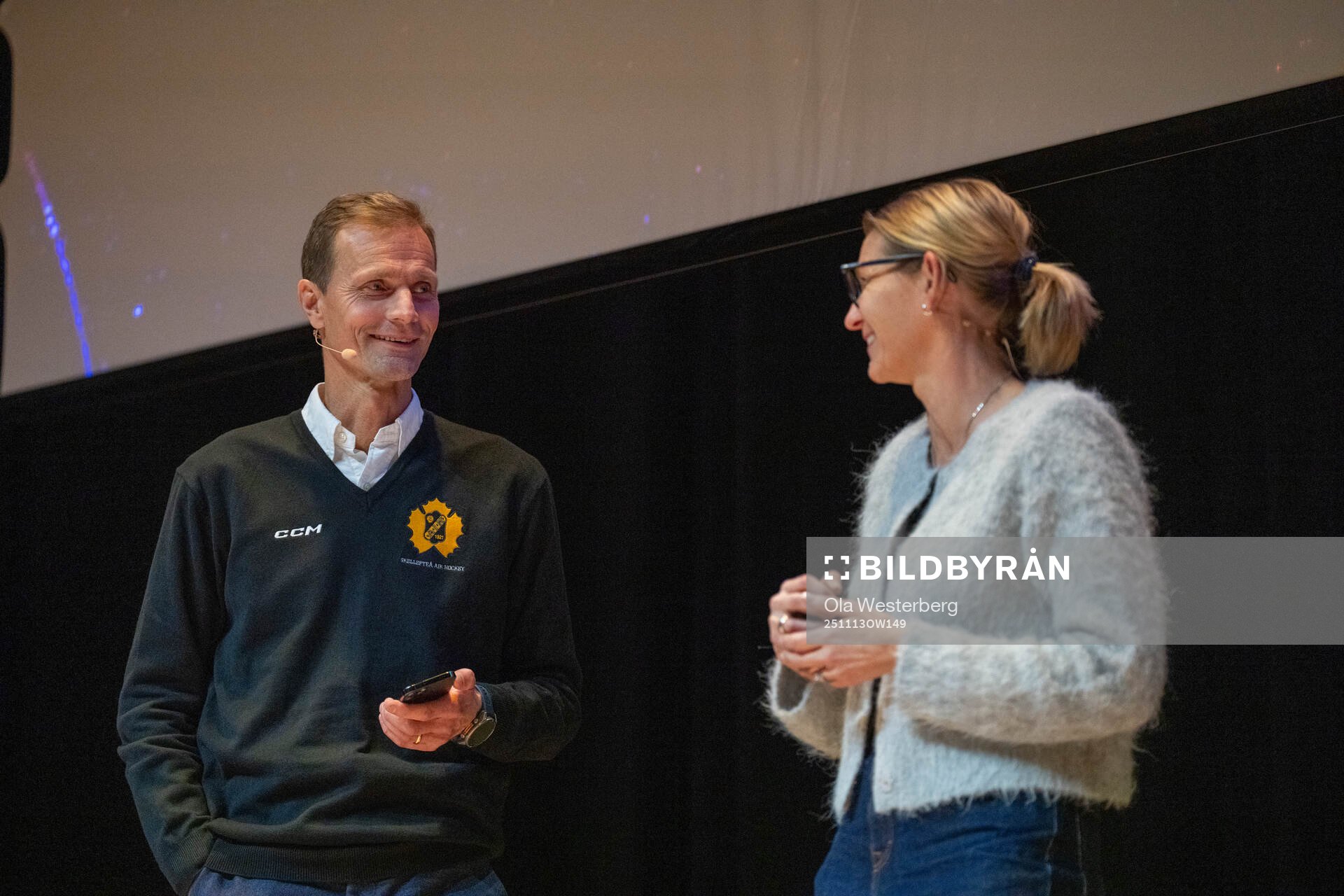 Skellefteå AIKs klubbdirektör Daniel Fåhraeus och