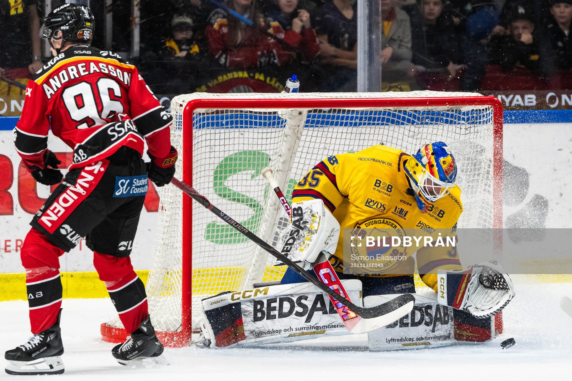 Djurgårdens målvakt Magnus Hellberg