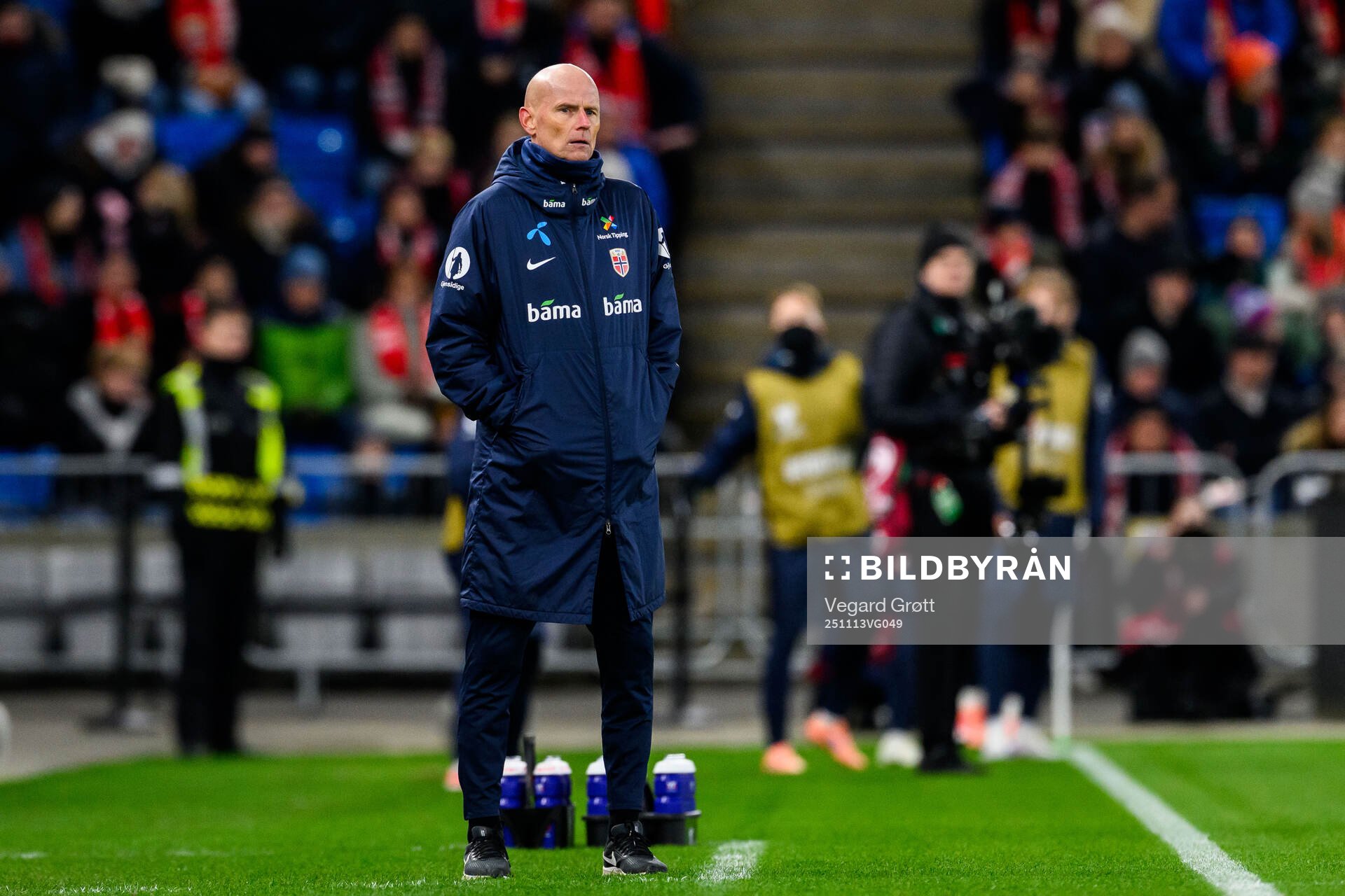 Head coach Ståle Solbakken of Norway