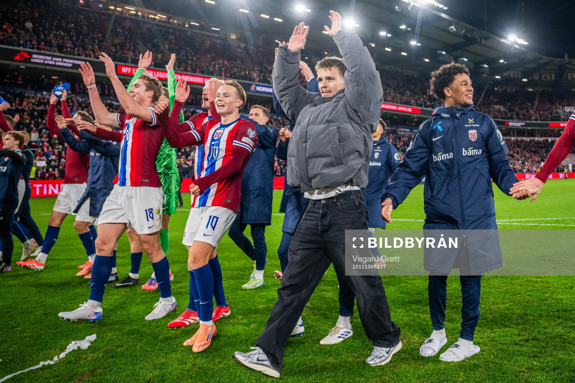 Kristian Thorstvedt, Andreas Schjelderup, Martin Ødegaard,