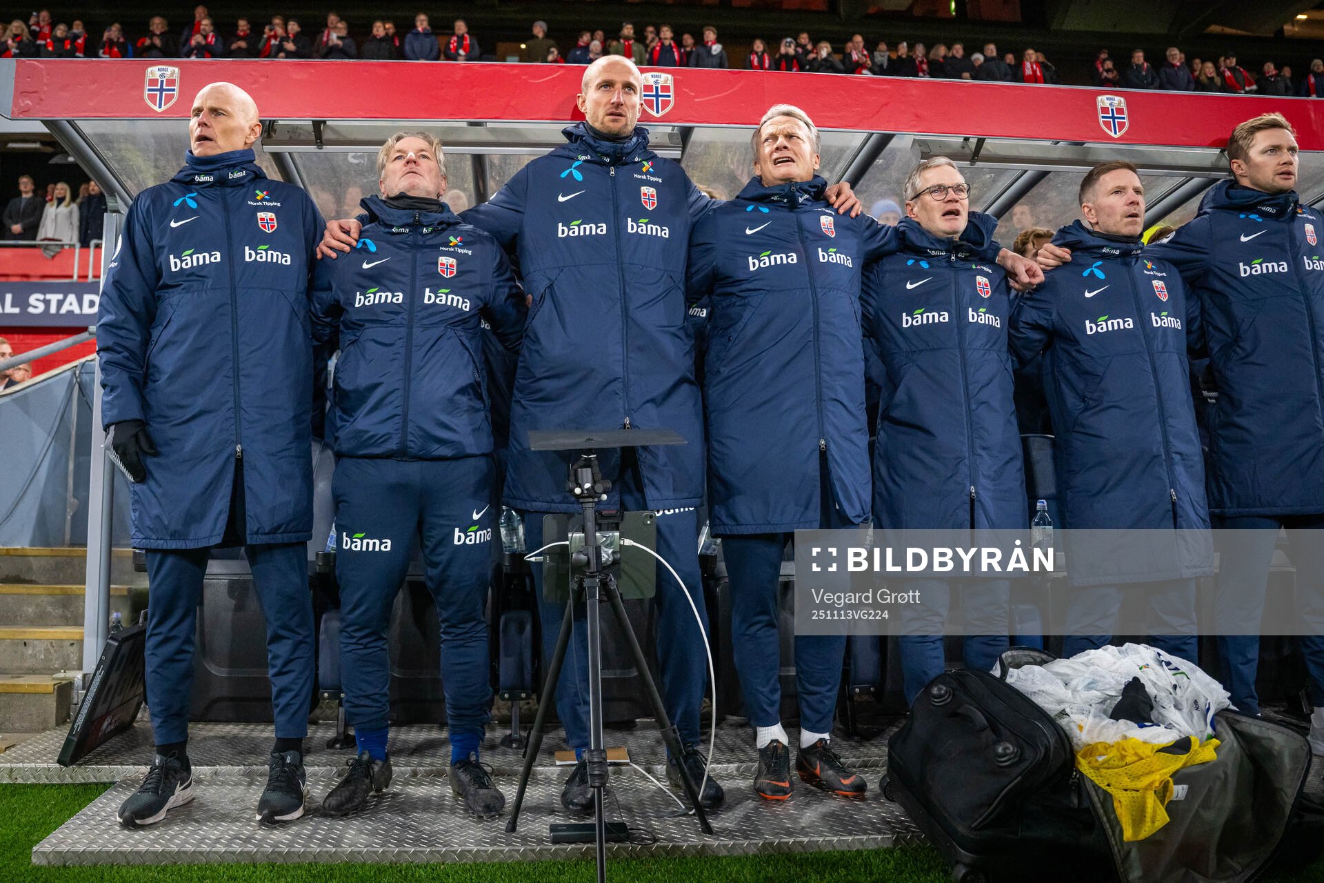 Ståle Solbakken, head coach of Norway, and his coaching