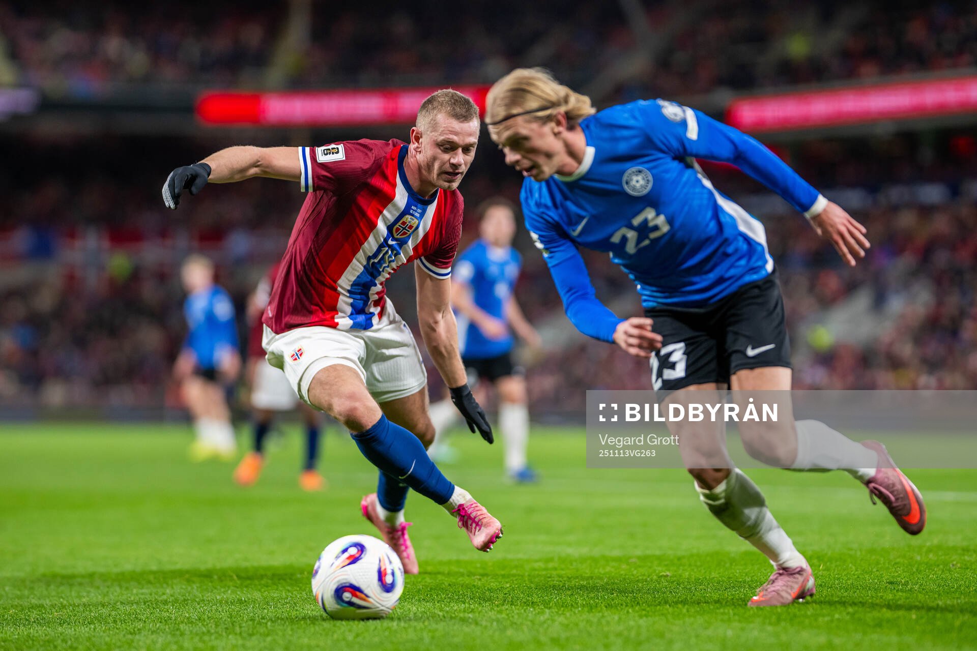 Julian Ryerson of Norway and Vlasiy Sinyavskiy of Estonia