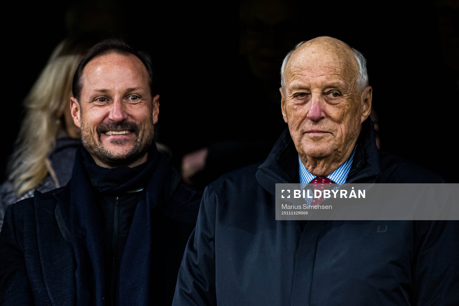 Crown prince Haakon and King Harald V of Norway
