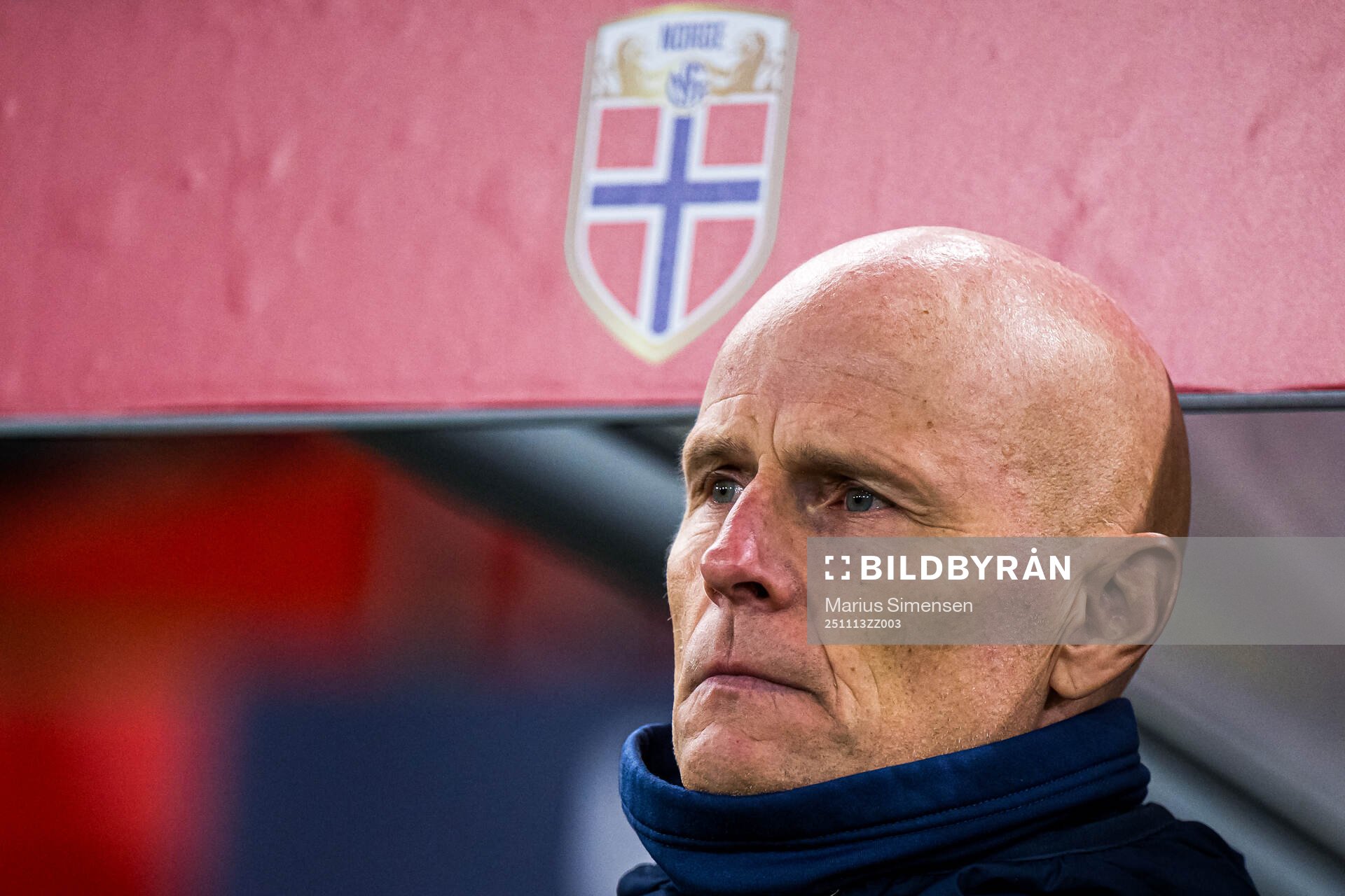 Head coach Ståle Solbakken of Norway