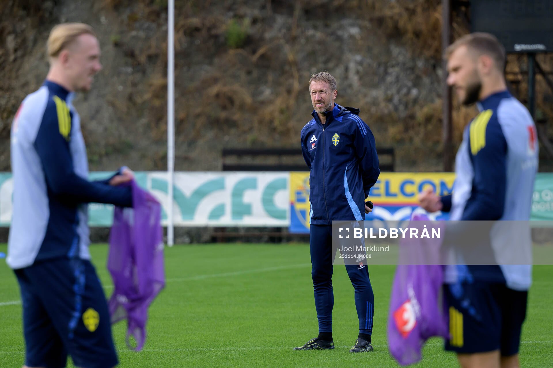 Head coach Graham Potter of the Swedish national football