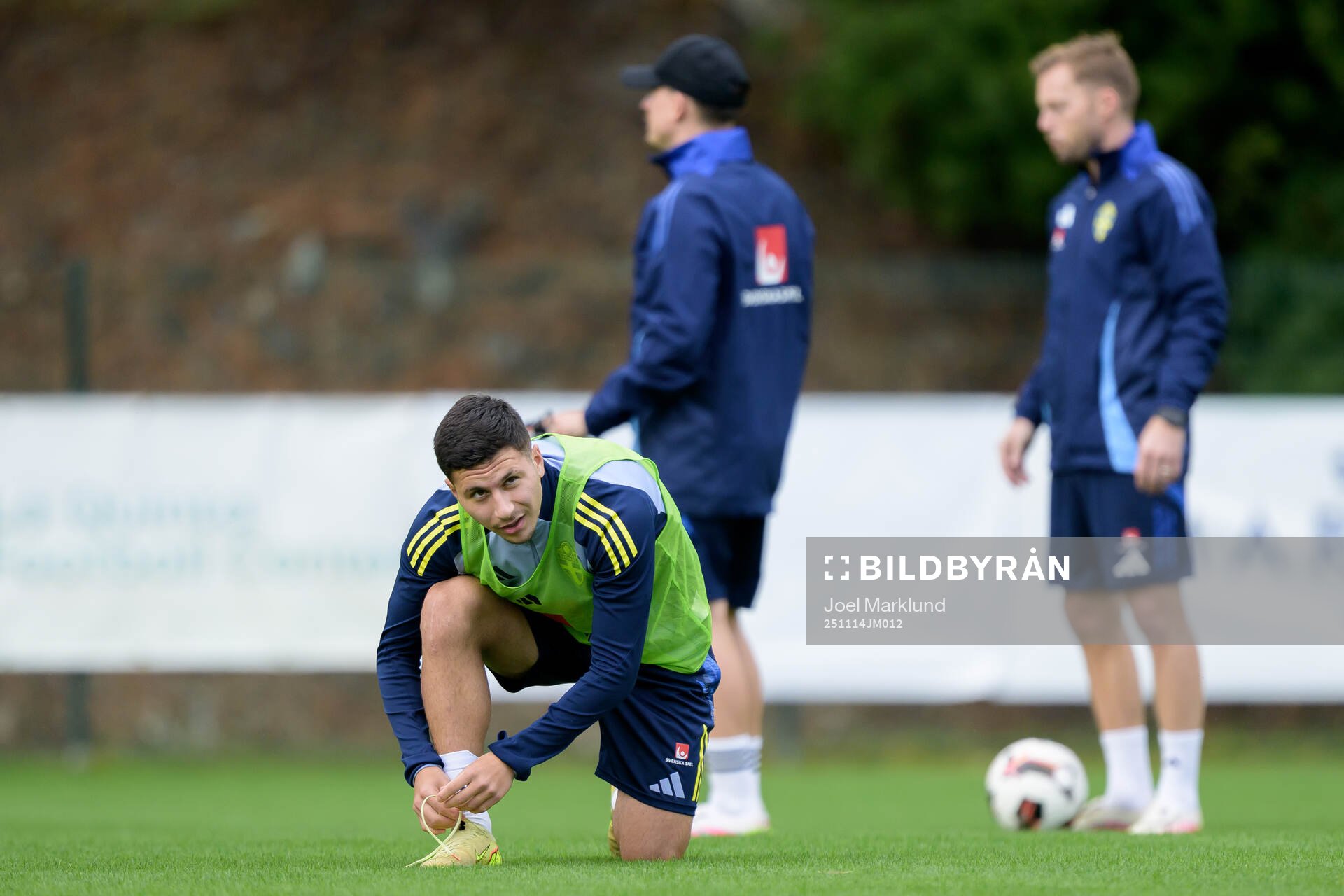 Roony Bardghji of the Swedish national football team
