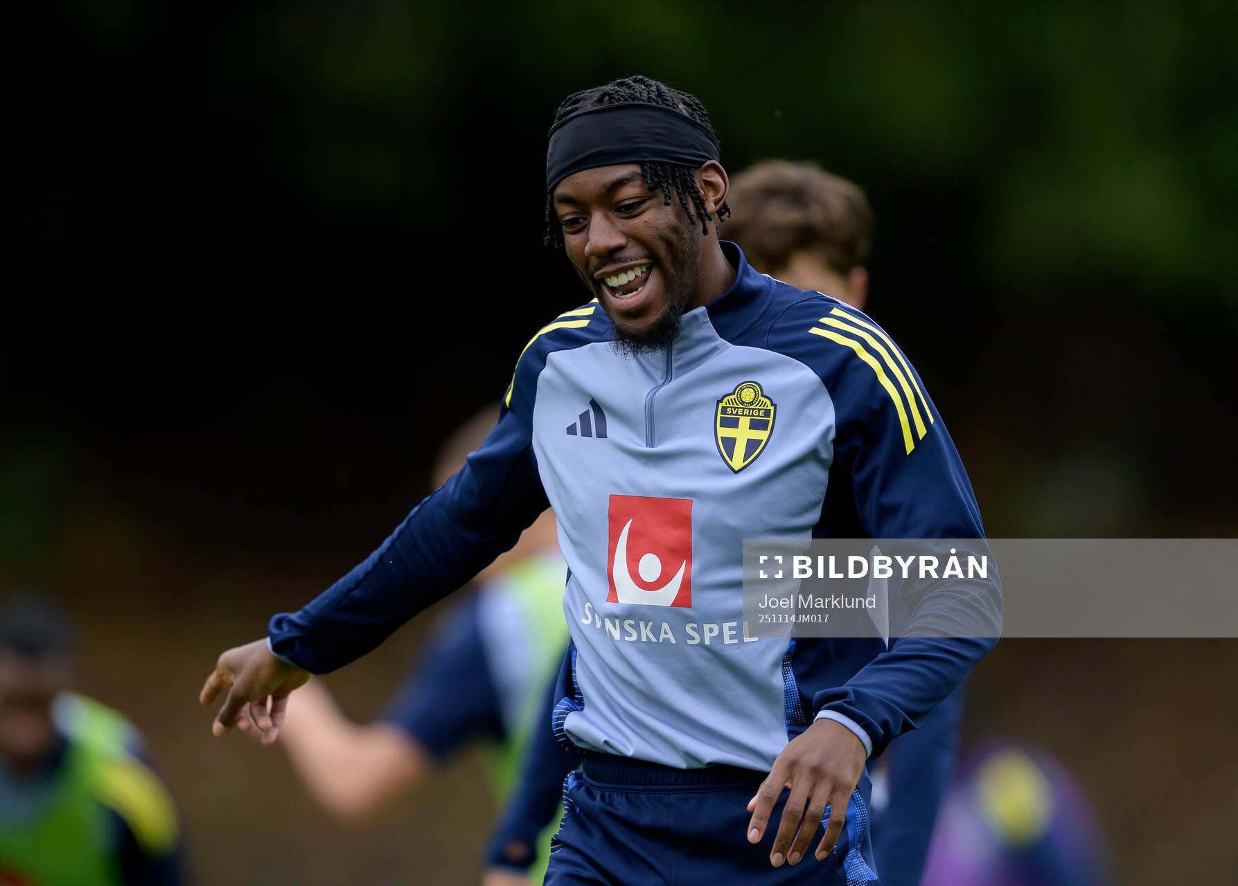 Anthony Elanga of the Swedish national football team