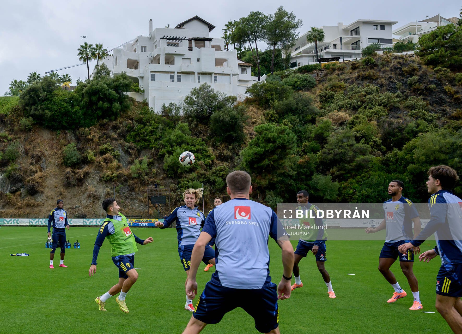 Roony Bardghji and Emil Forsberg of the Swedish national