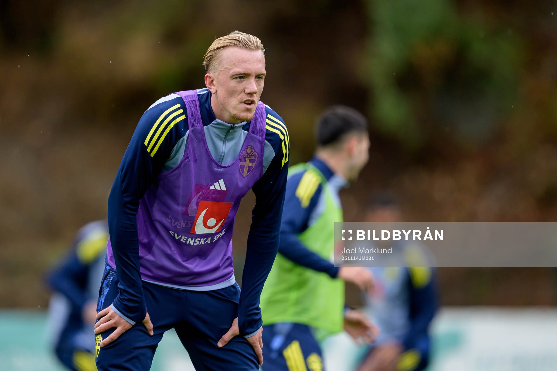 Isac Lidberg of the Swedish national football team